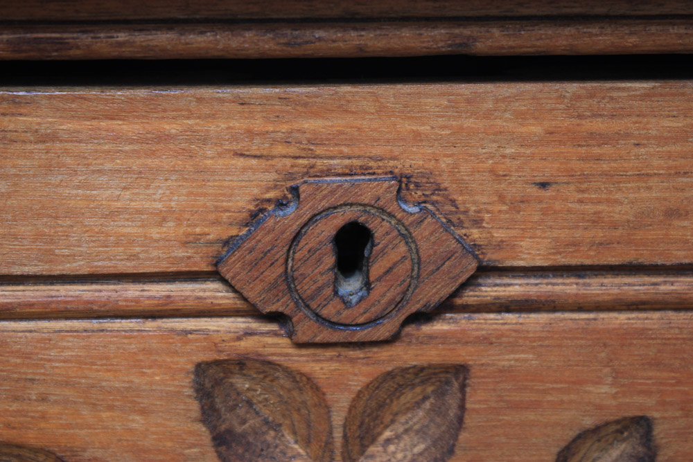 Vintage Chest of Drawers with Attached Mirror