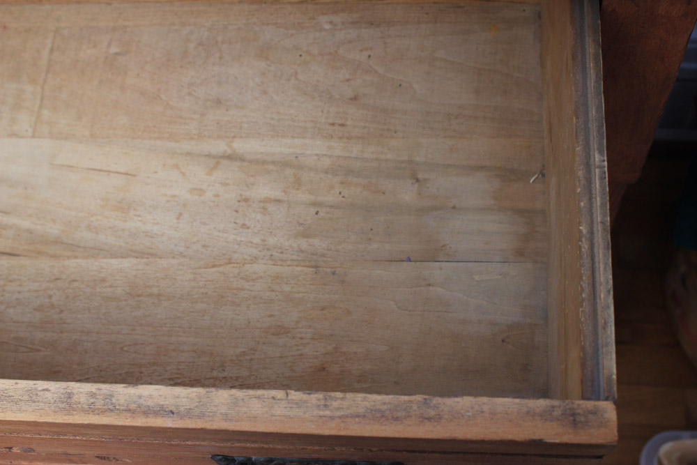 Vintage Chest of Drawers with Attached Mirror