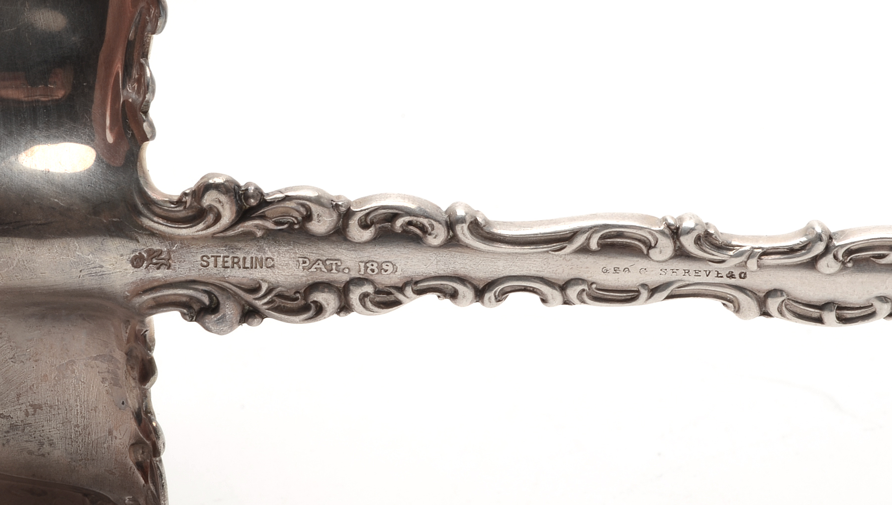 Vintage Whiting Manufacturing Co. "Louis XV" Sterling Silver Serving Ladle