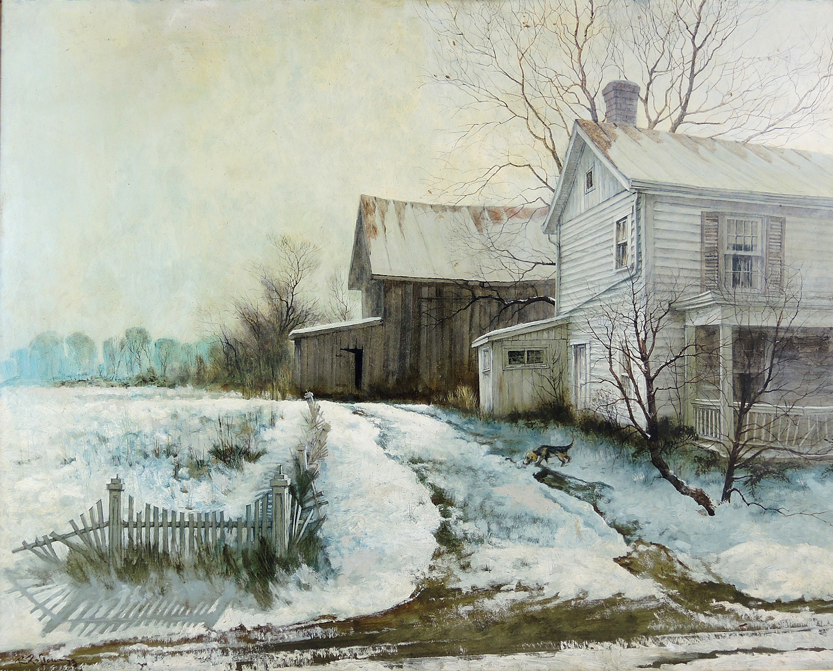 Richard Roflow Oil Painting on Panel