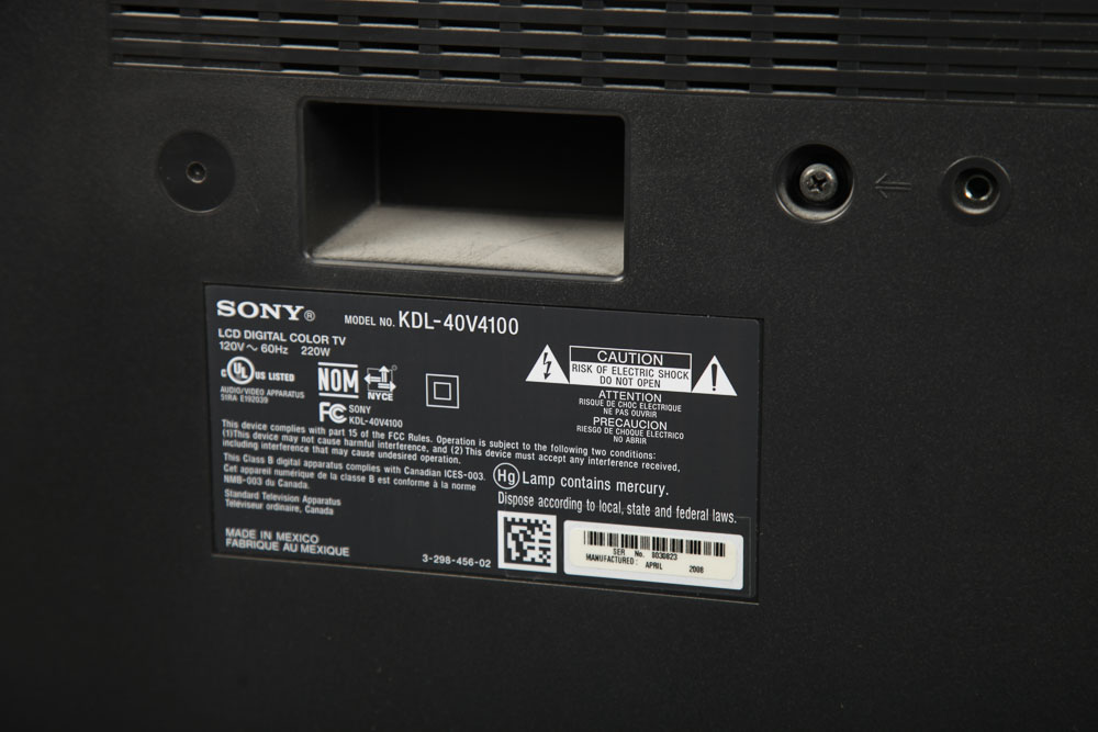 Sony Bravia 40" LCD HDTV