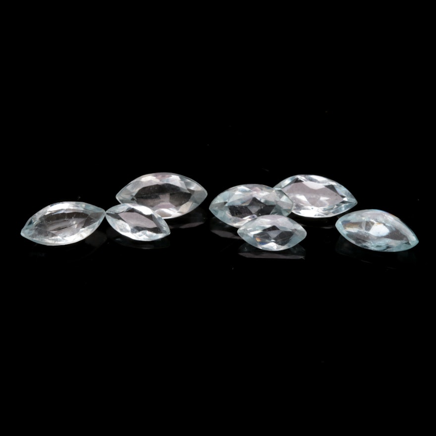 3.07 CTW Loose Aquamarine Gemstones