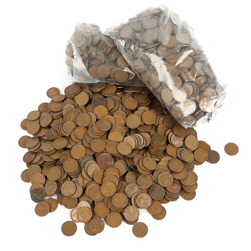 2,610, 1940 -1958 Wheat Pennies