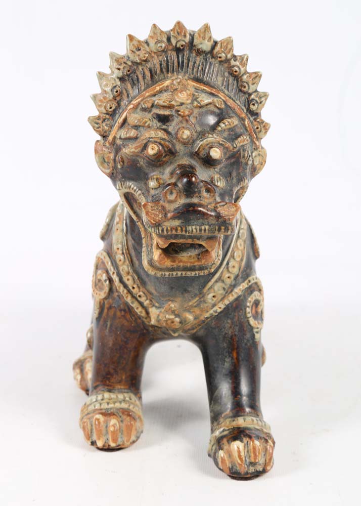 Chinese Inspired Guardian Lion Statues
