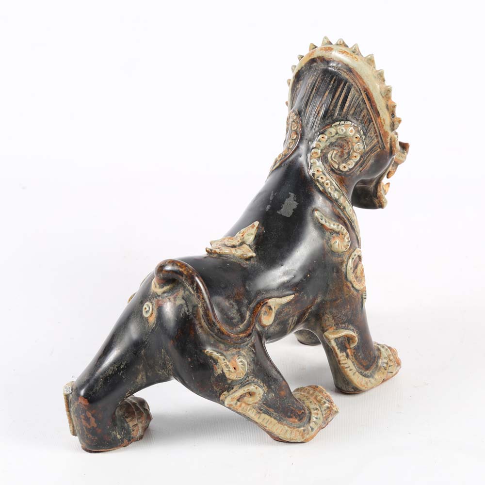 Chinese Inspired Guardian Lion Statues