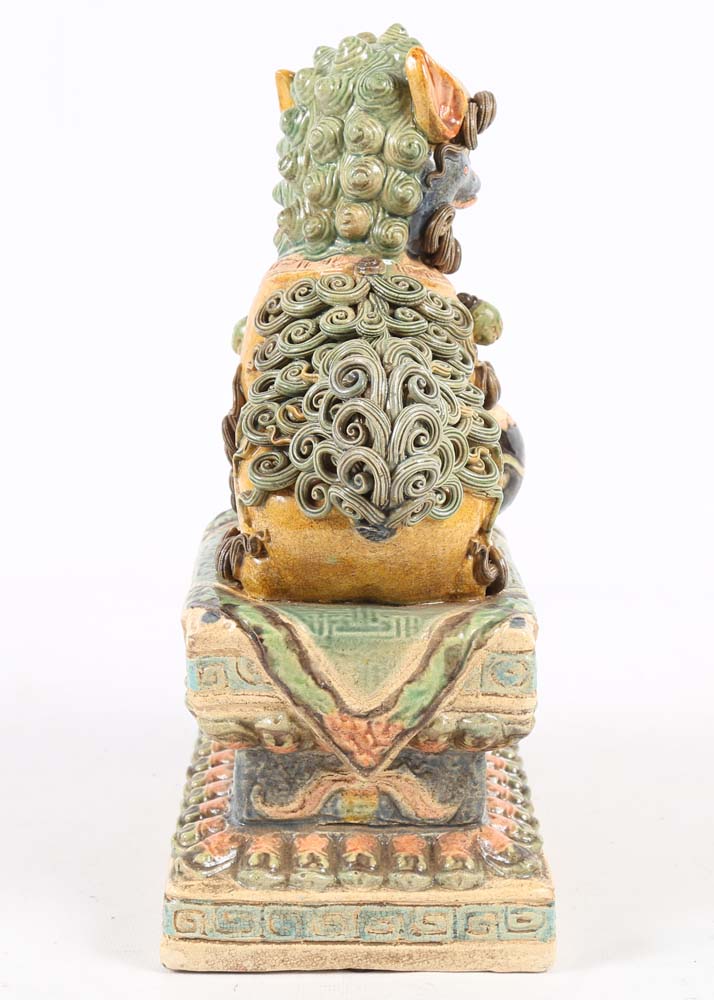 Chinese Inspired Guardian Lion Statues