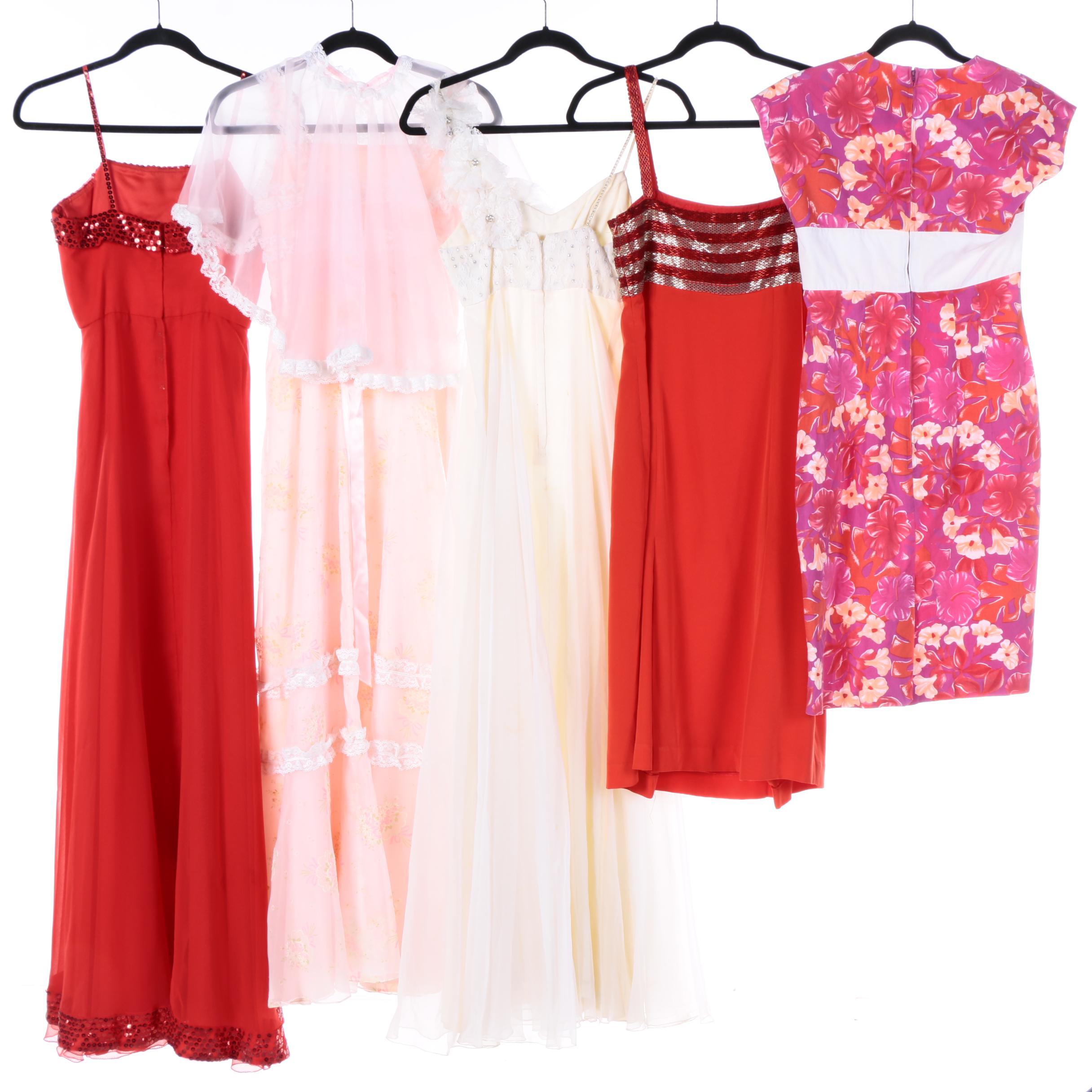 Vintage Formal Dresses Including D'ore and Mike Benet