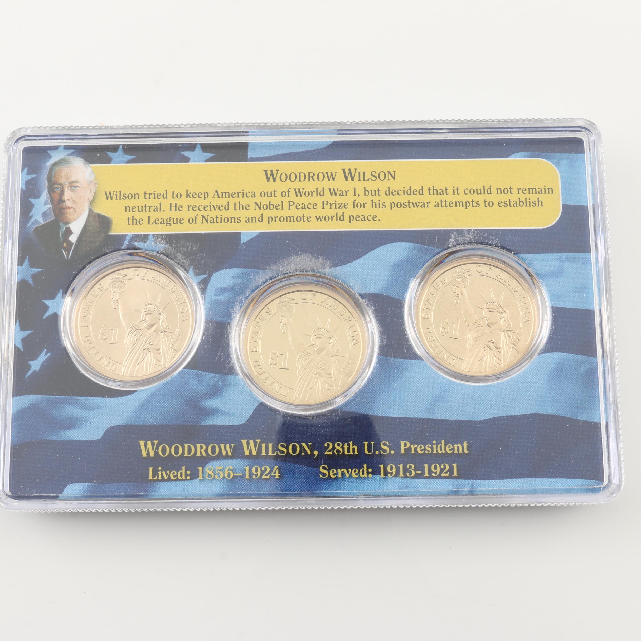 Thirty-Seven Presidential Dollar Coin Sets