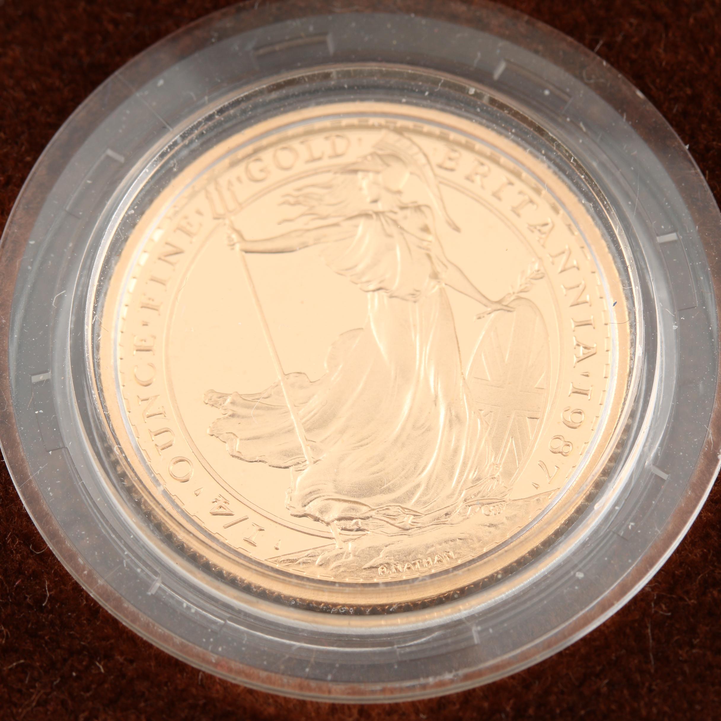 1987 Britannia Two Gold Coin Proof Set