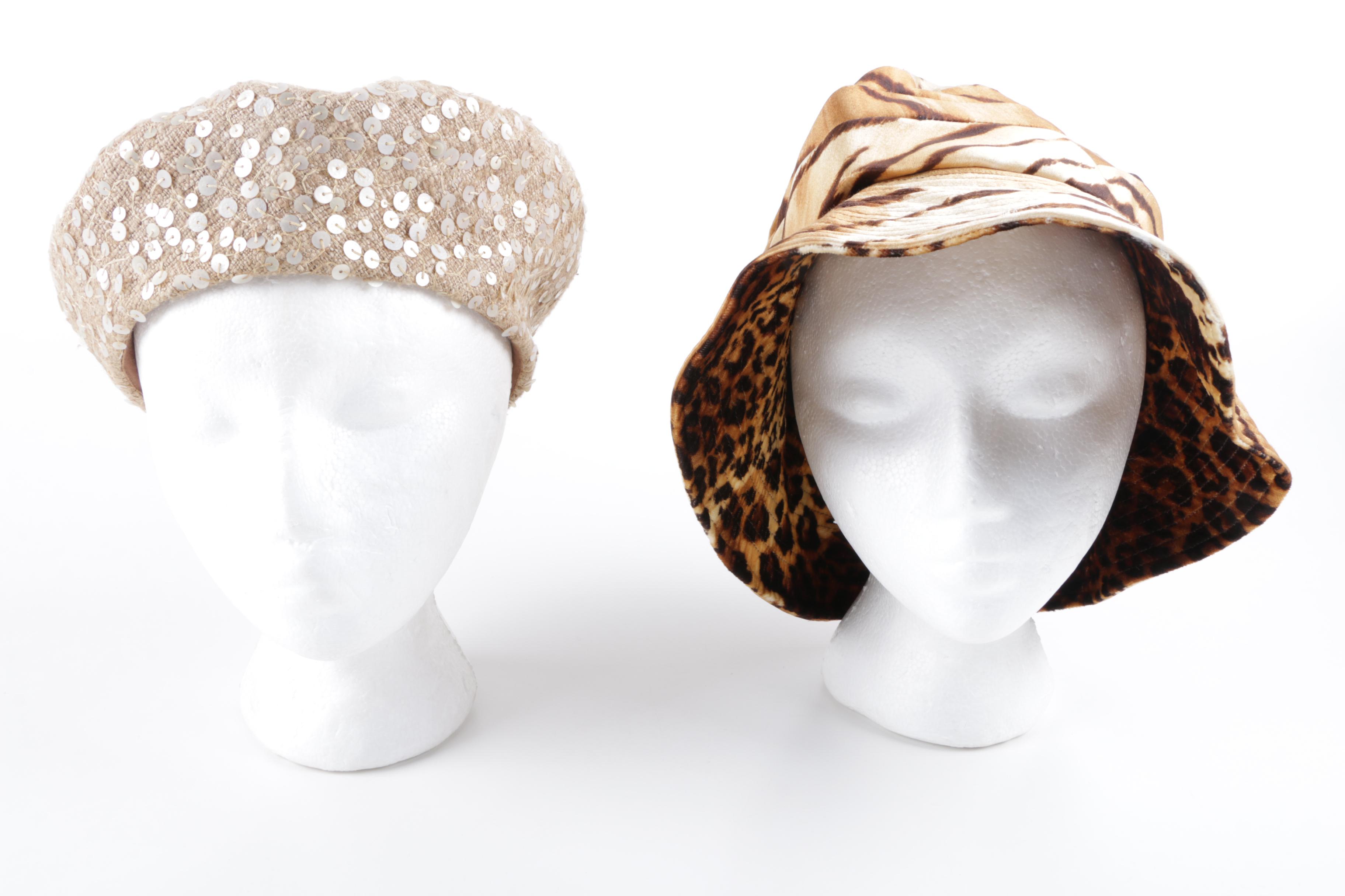 Women's Winter and Fashion Hats Including Phillip Treacy of London and Kokin