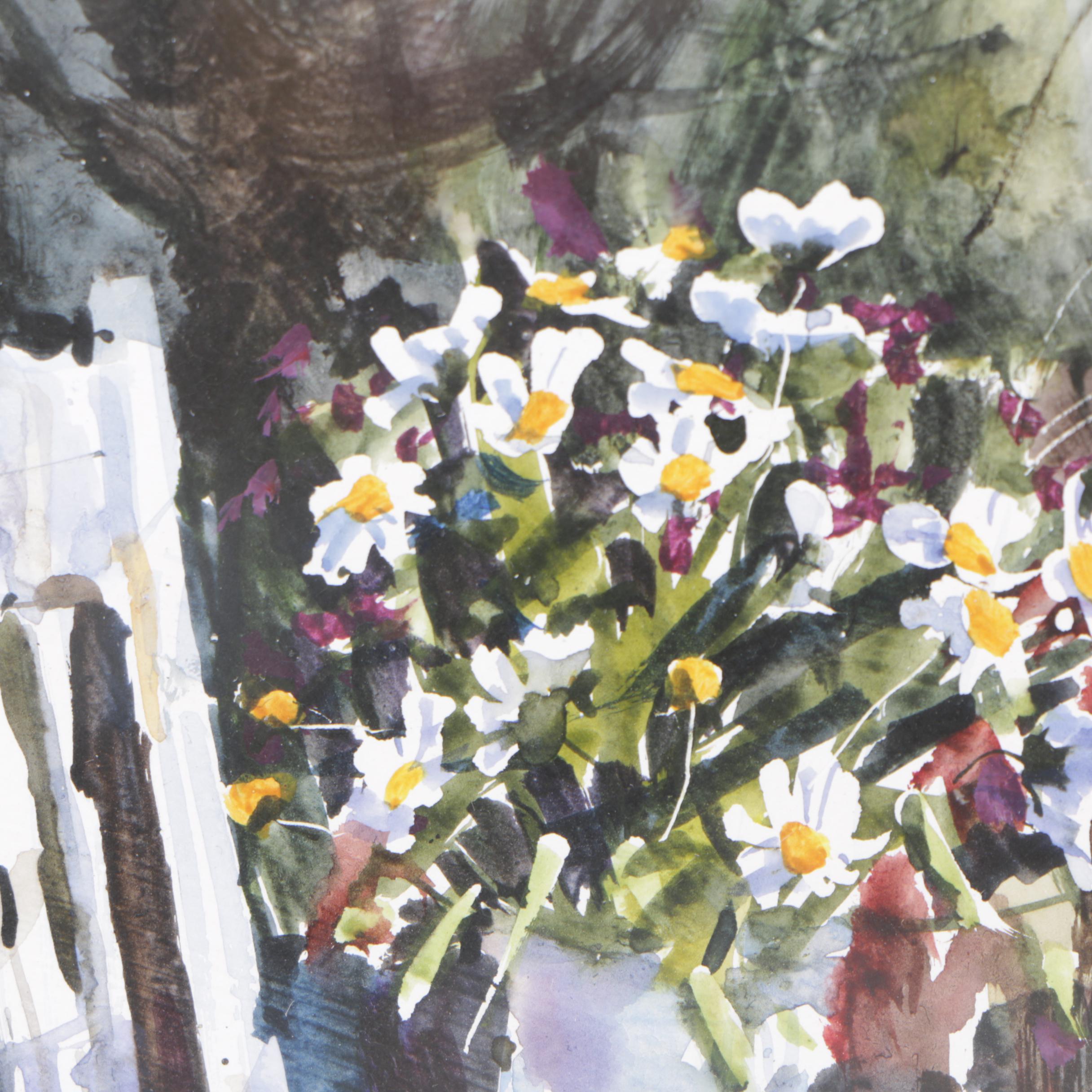 Jerry Smith Acrylic Painting "Lawn Chair"