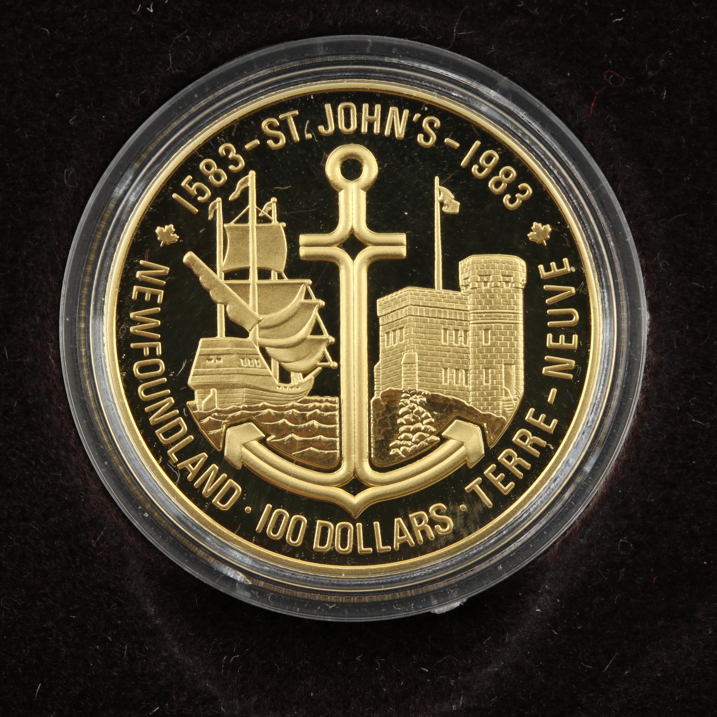 1983 Canadian $100 Proof Gold Coin