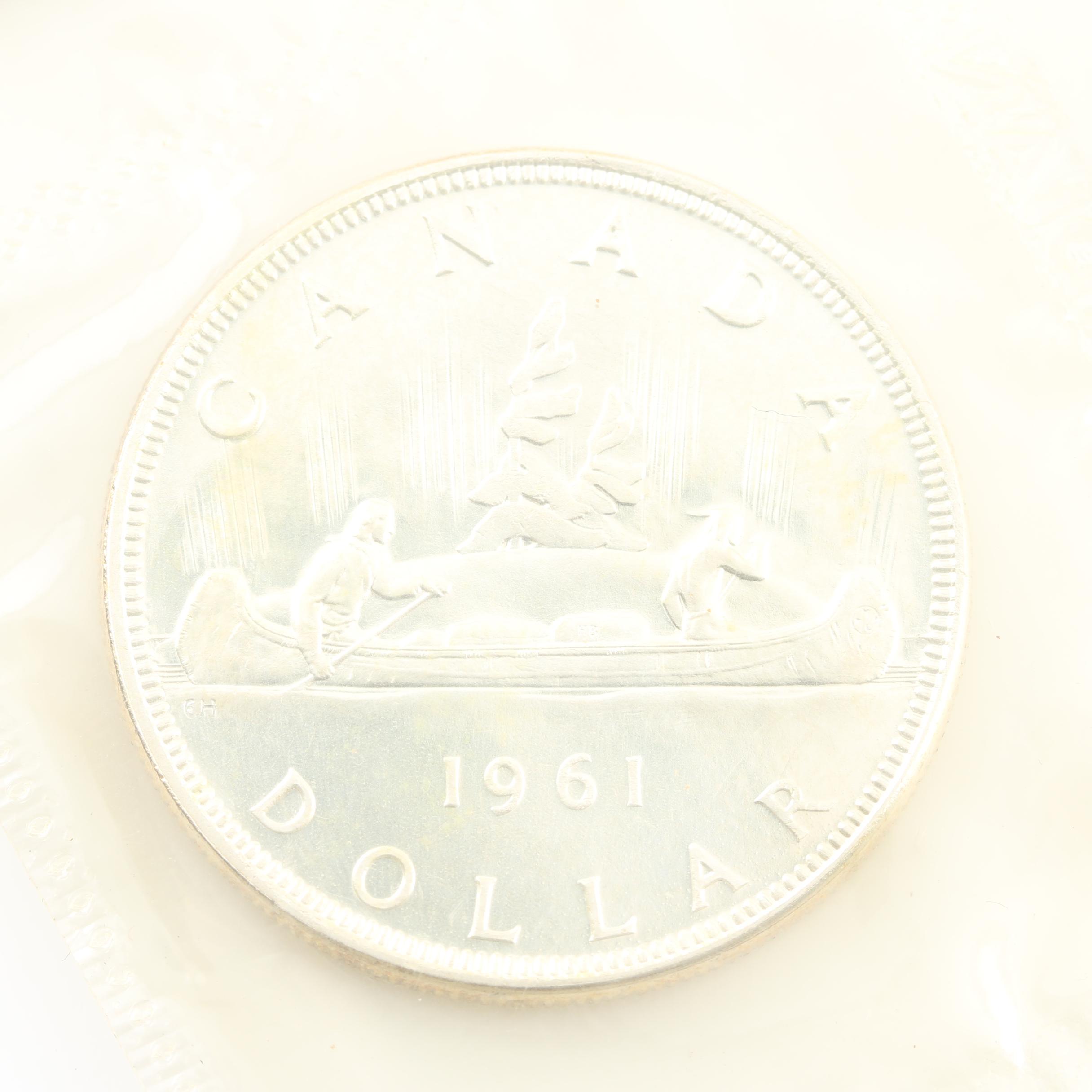 1961 and 1964 Canadian Type Coin Proof Sets