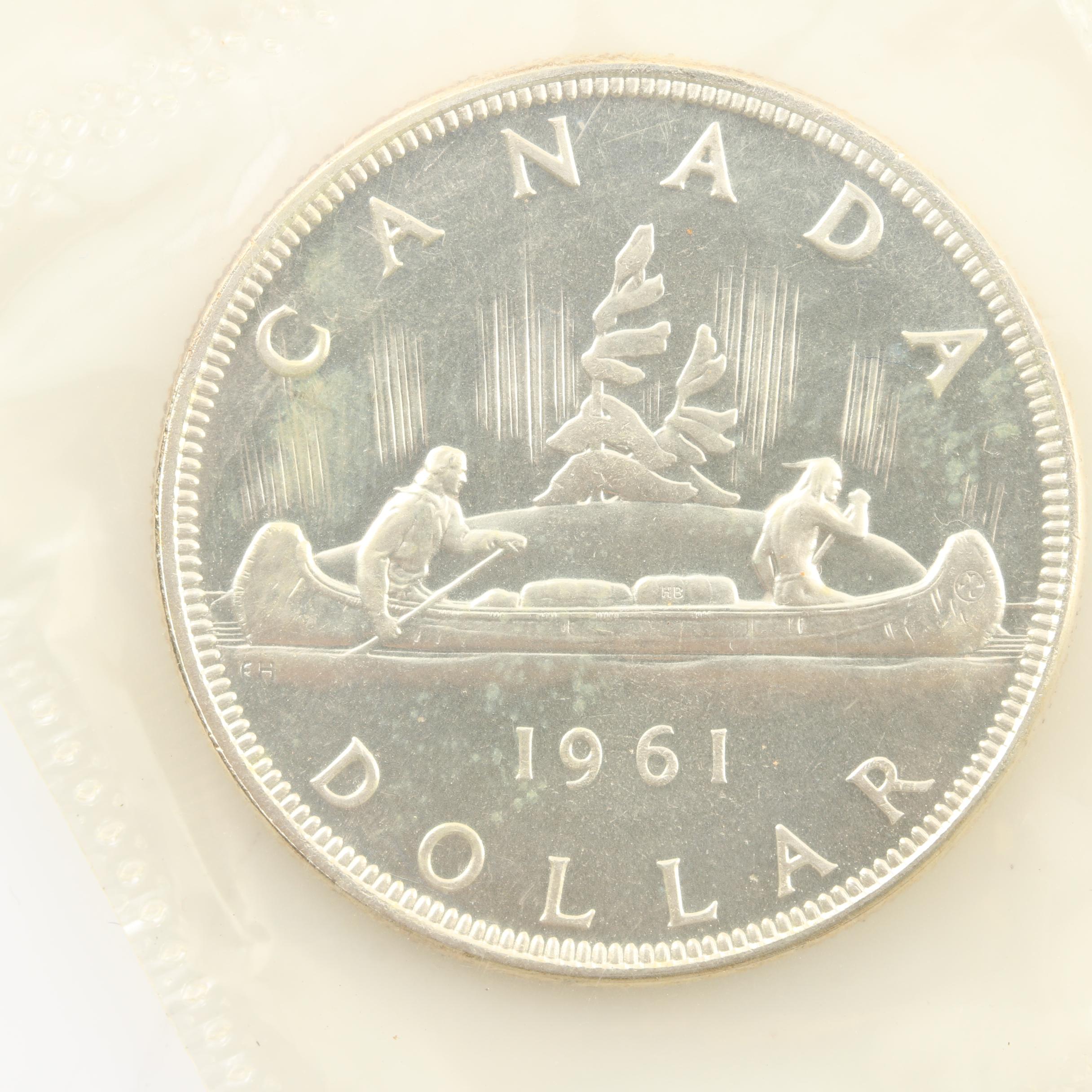 1961 and 1964 Canadian Type Coin Proof Sets