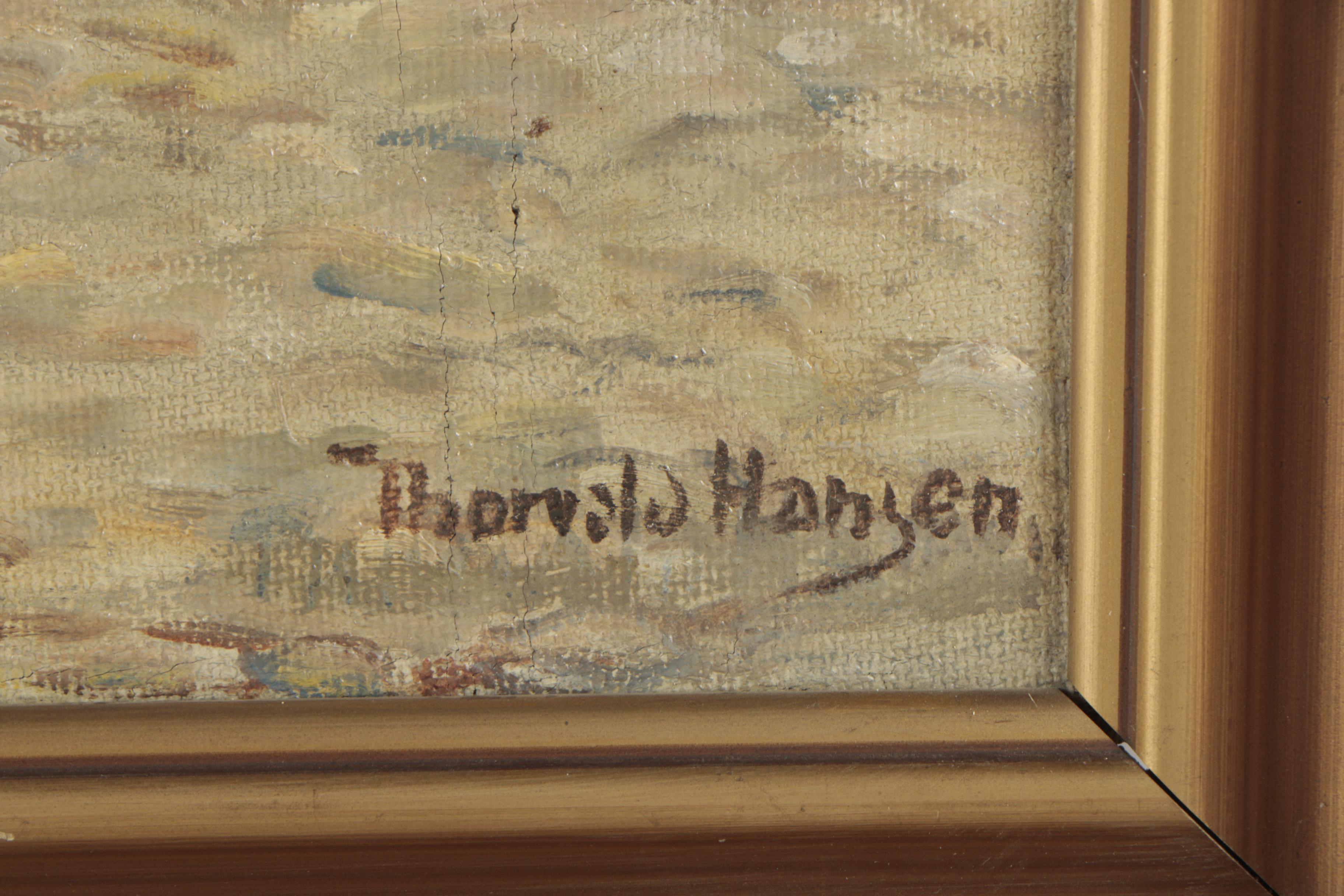 Thorvald Hansen Oil Painting