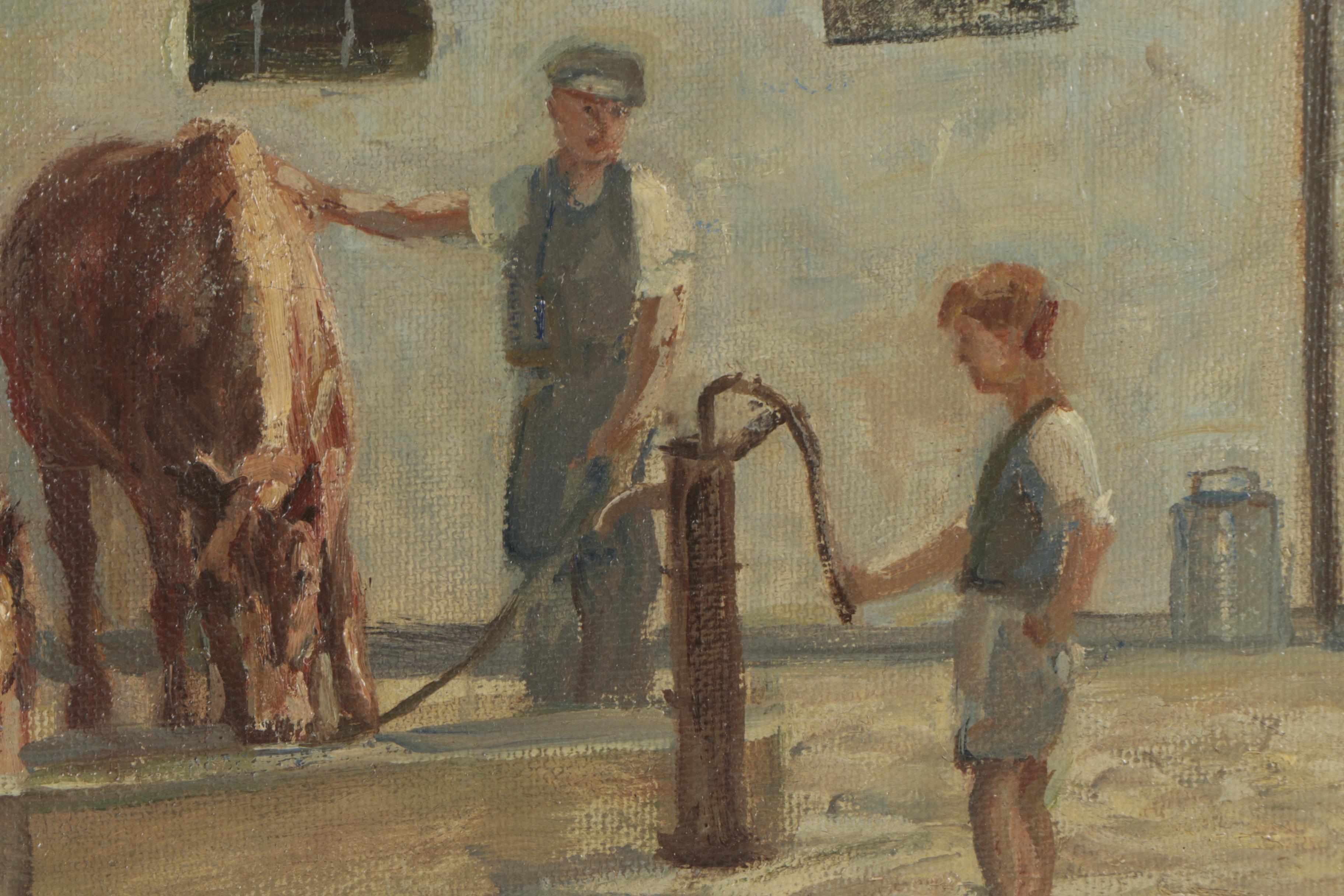 Thorvald Hansen Oil Painting