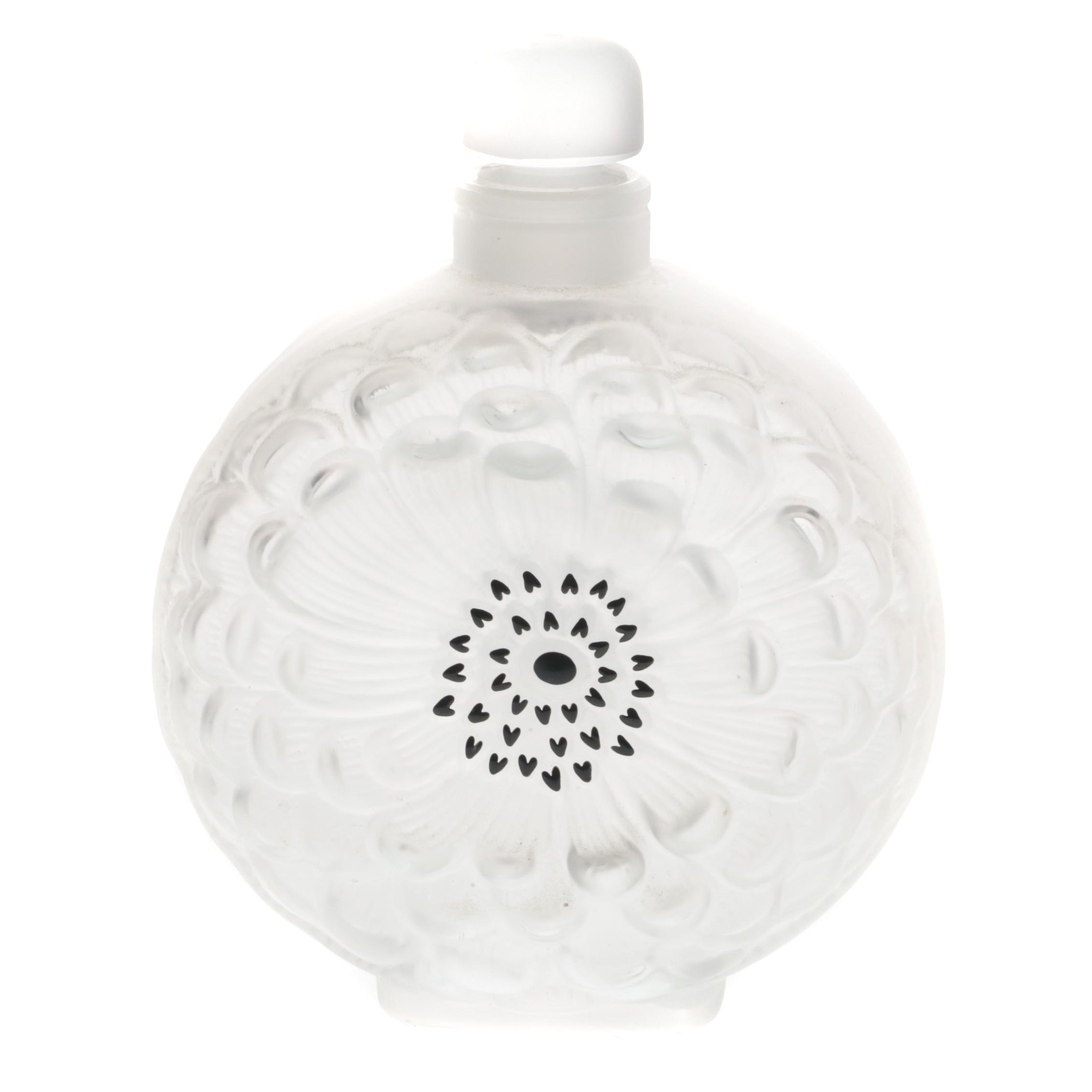 Lalique Crystal "Dahlia" Perfume Bottle