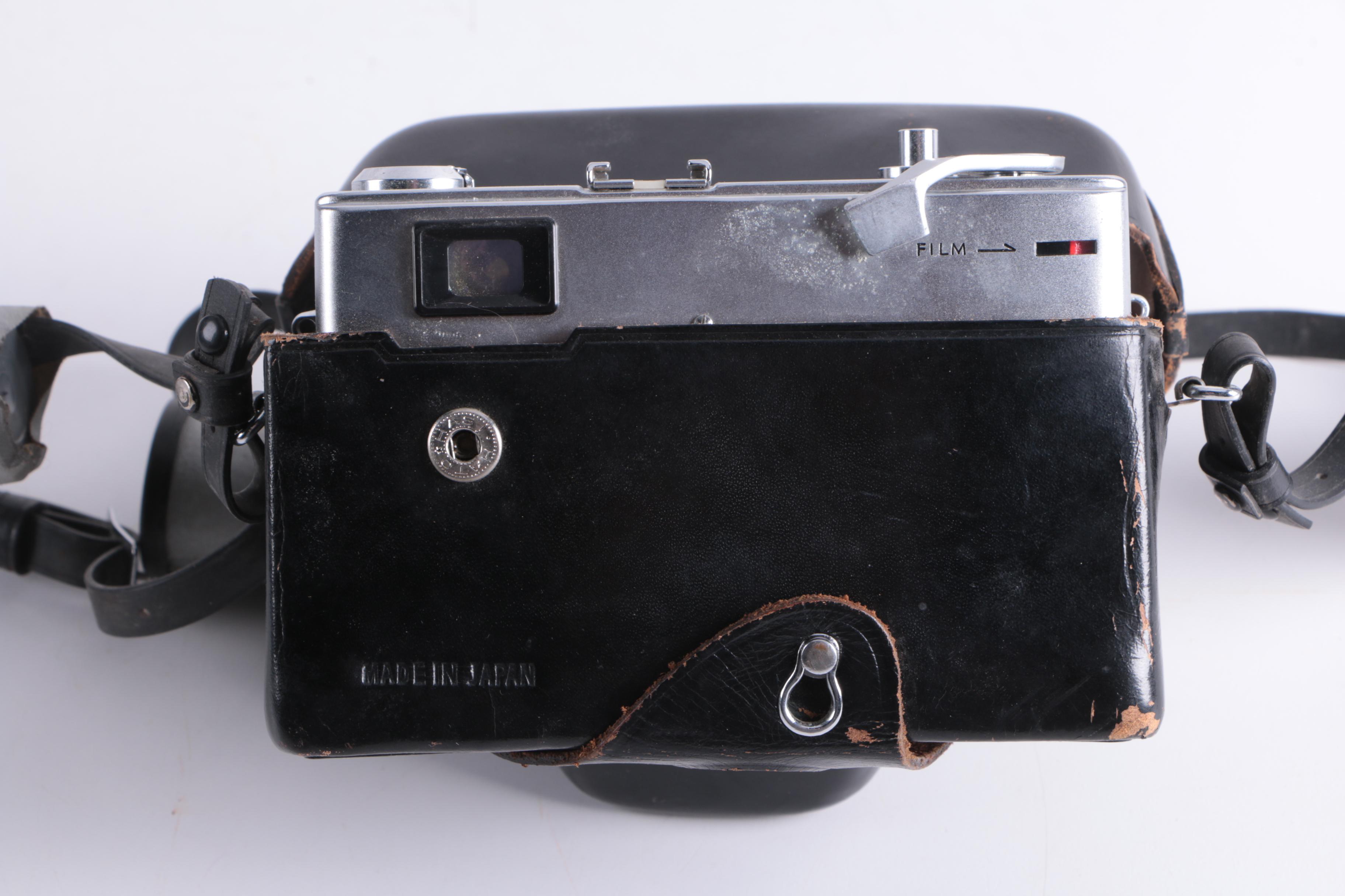 Vintage Kodak Instamatic, Minolta 7s and Exakta TL 500 Still Camera