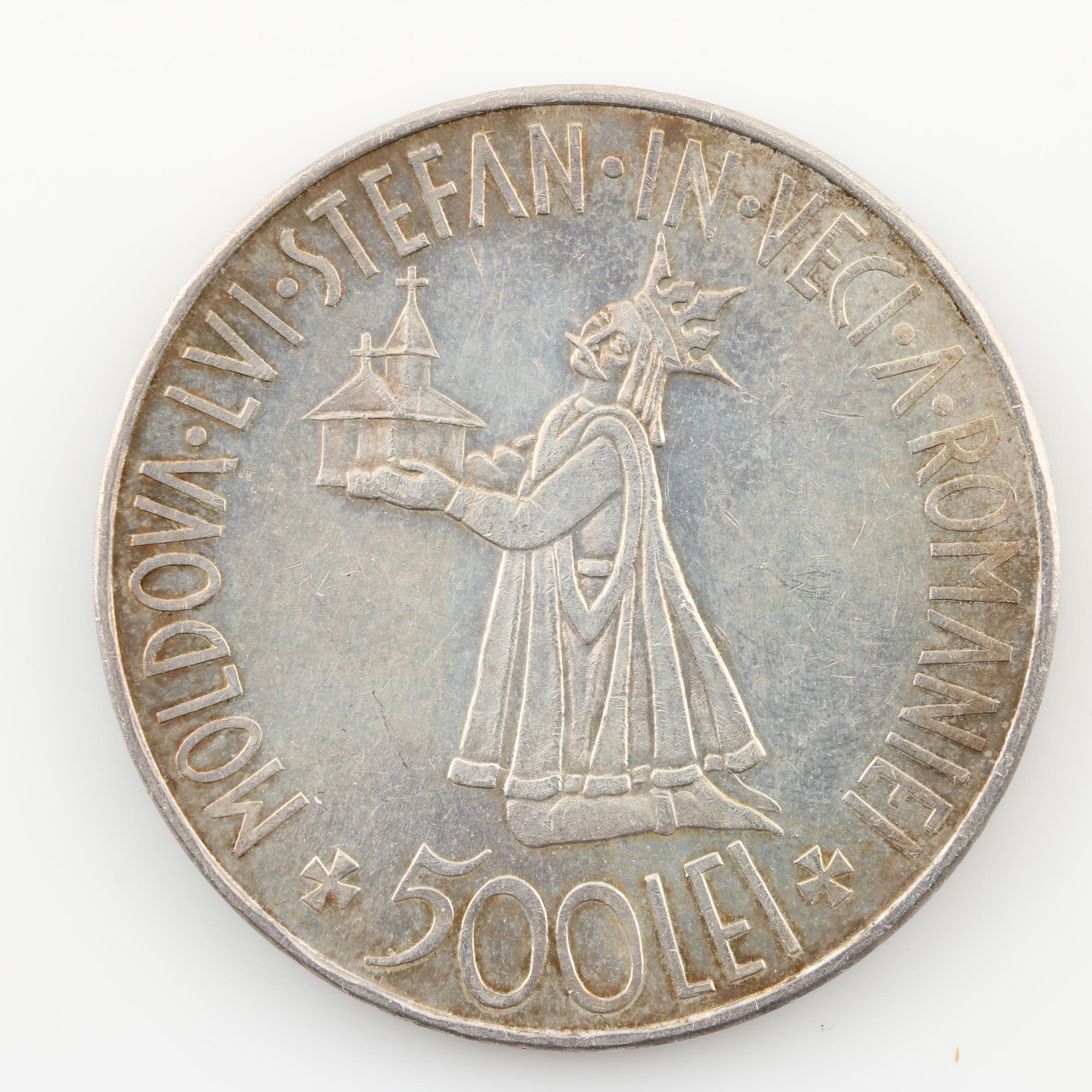 Ten Vintage Foreign Silver Coins