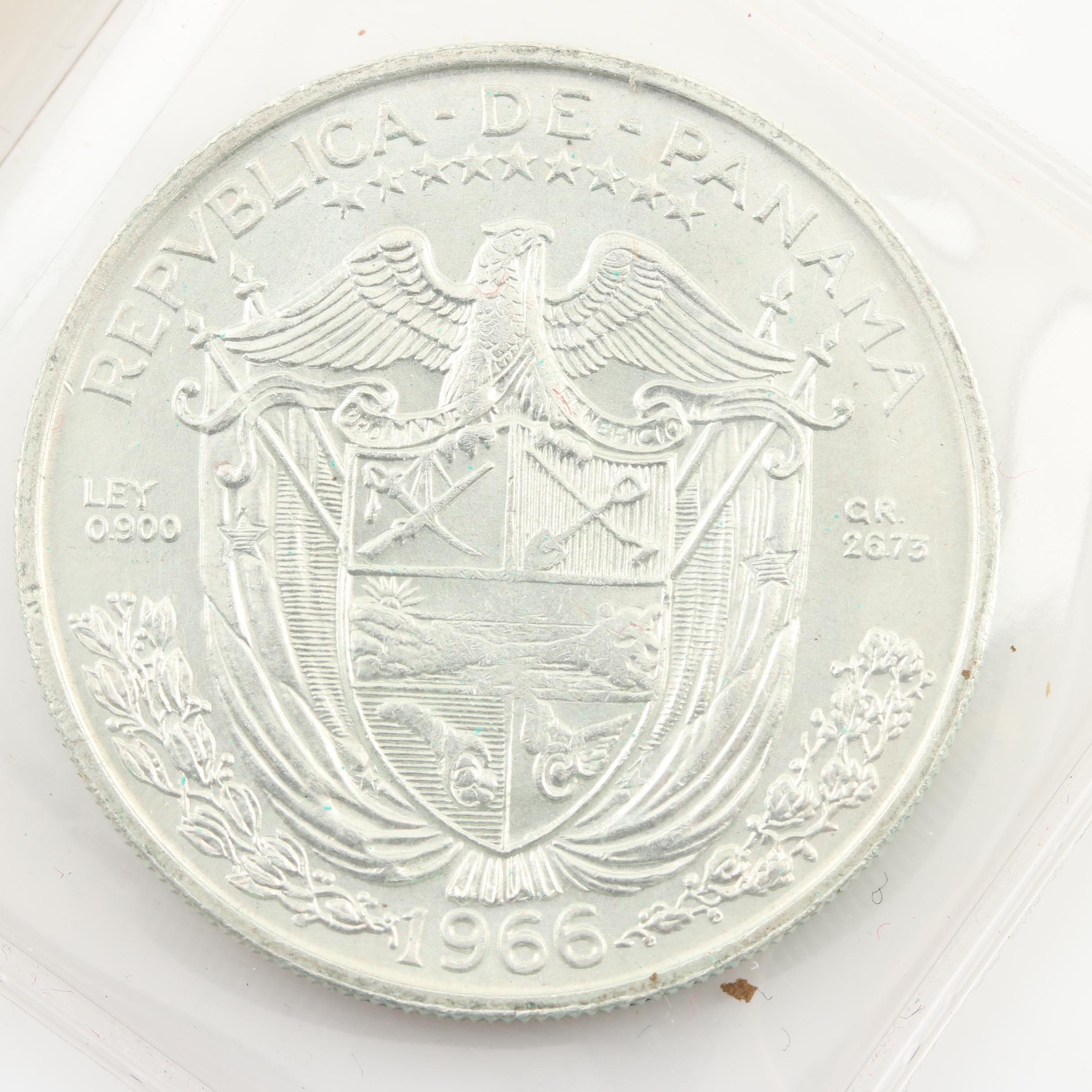 Ten Vintage Foreign Silver Coins