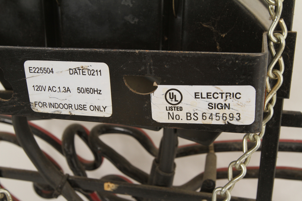 Neon Budweiser Electric Wall Sign