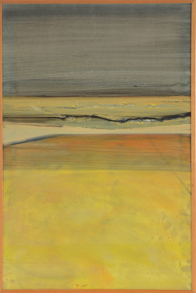 Kurt Feuerherm Original Modernist Abstract Painting on Canvas