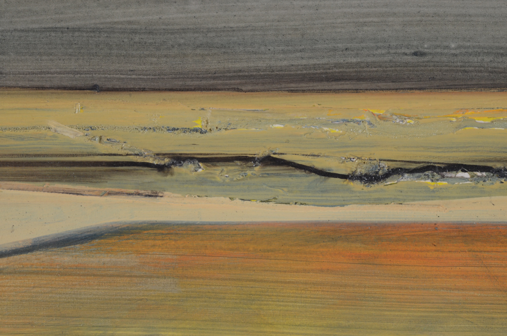 Kurt Feuerherm Original Modernist Abstract Painting on Canvas