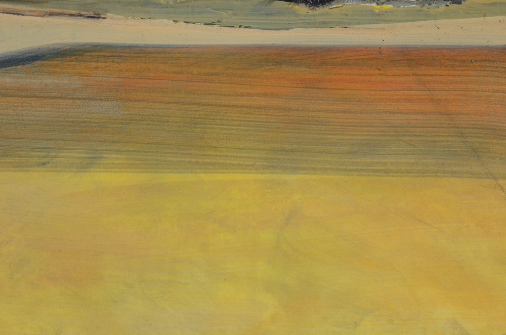 Kurt Feuerherm Original Modernist Abstract Painting on Canvas