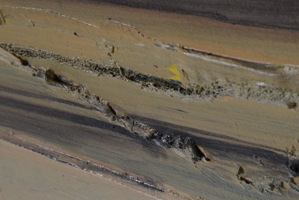 Kurt Feuerherm Original Modernist Abstract Painting on Canvas