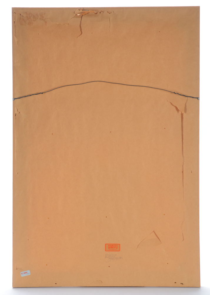 Kurt Feuerherm Original Modernist Abstract Painting on Canvas