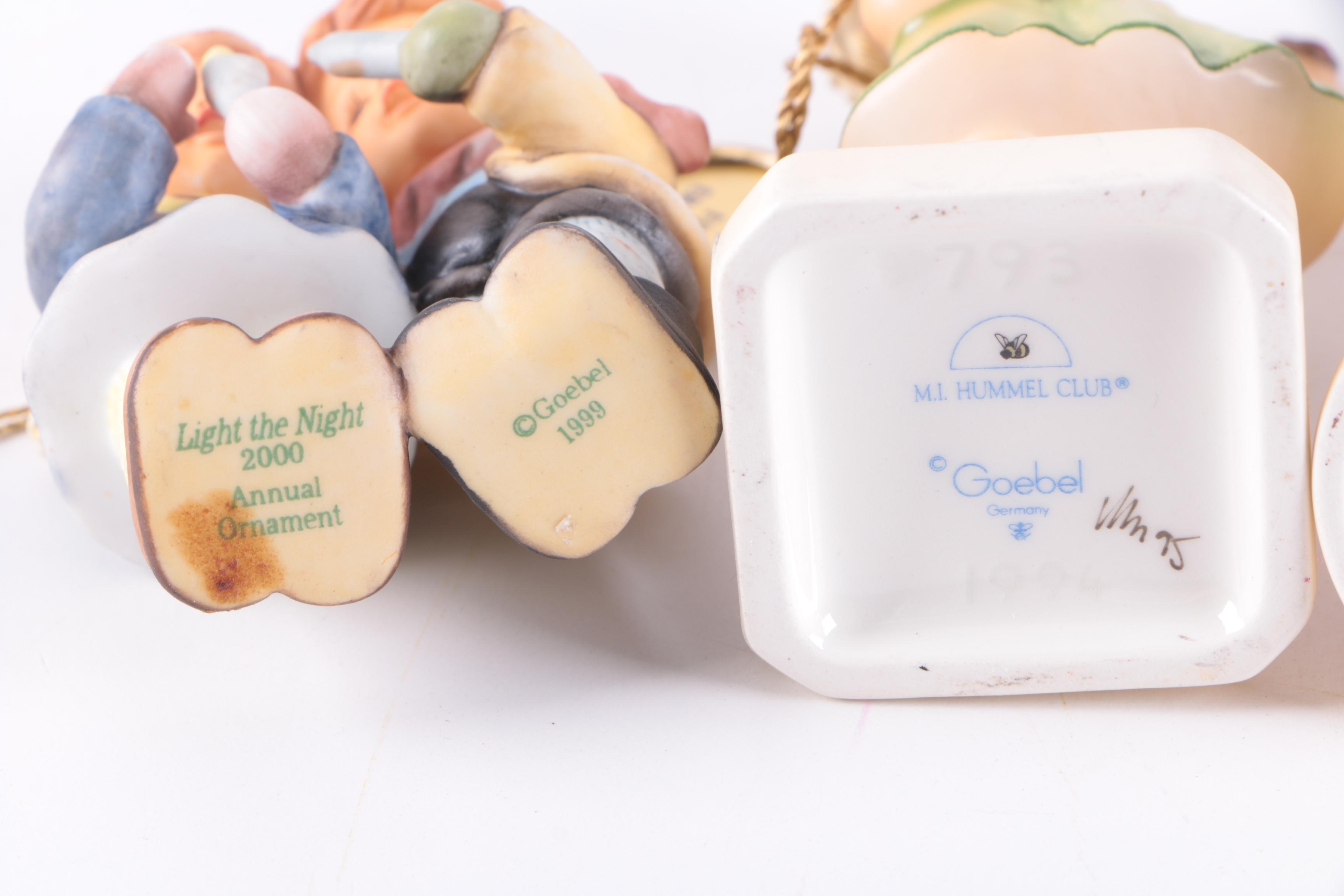 Hummel Figurines including "Forever Yours" and "Puppet Princess"