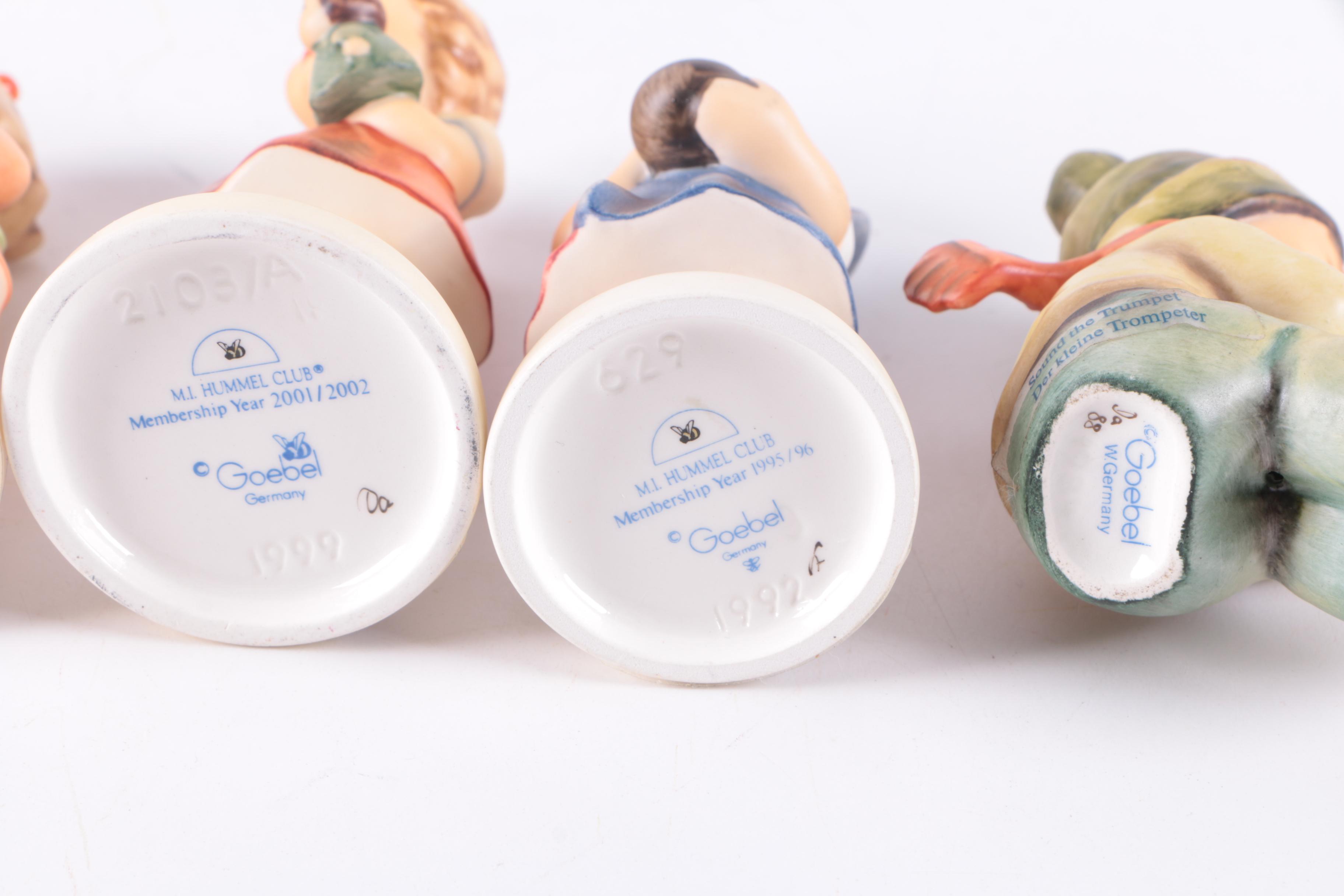 Hummel Figurines including "Forever Yours" and "Puppet Princess"