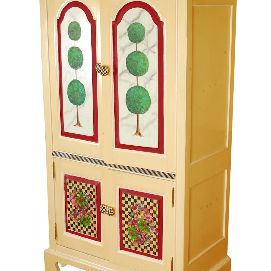 Hand-Painted Thomasville Cabinet