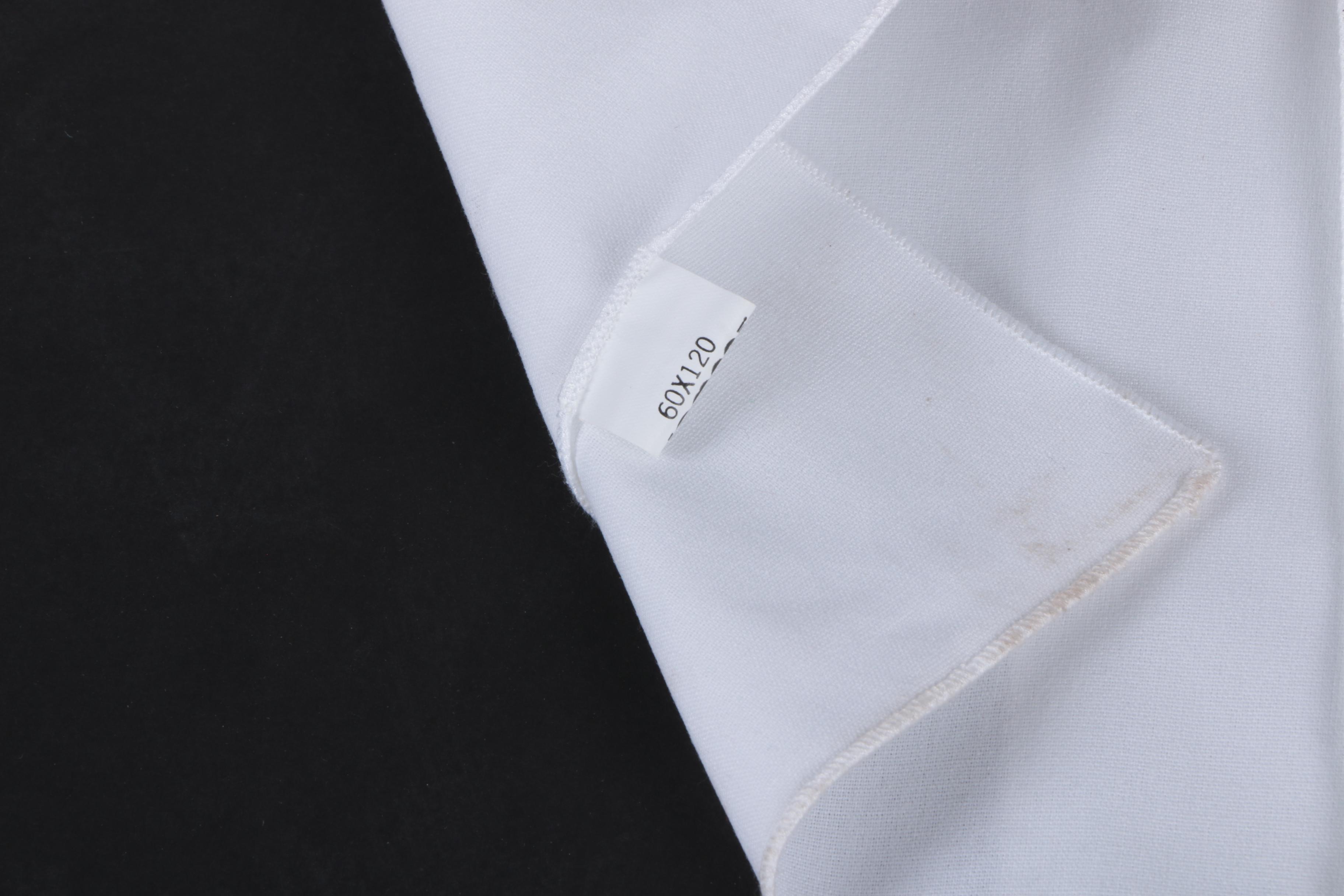 White Cotton Tablecloths and Napkins