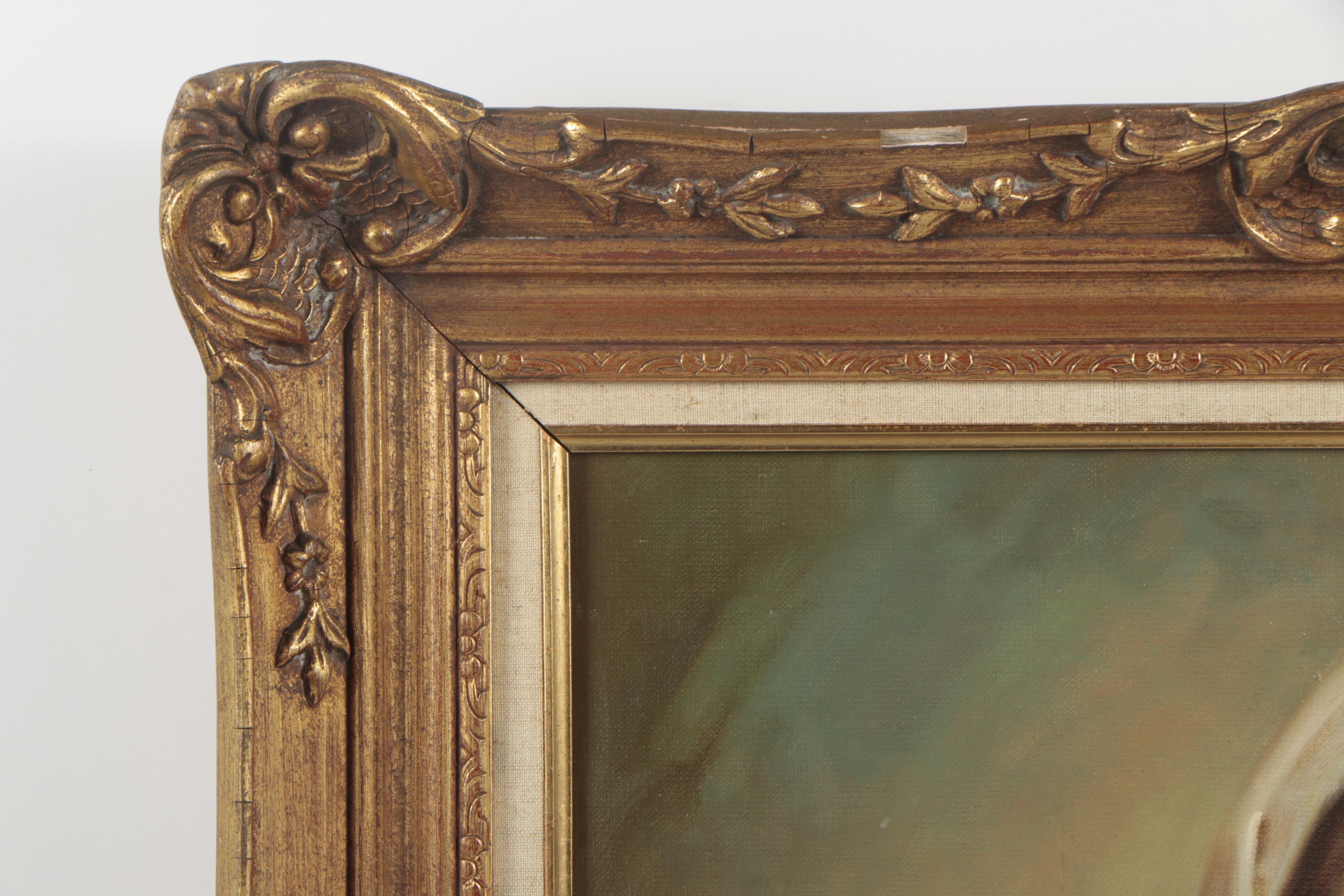 Jose Fuentes de Salamanca Oil Painting Portrait of Young Woman