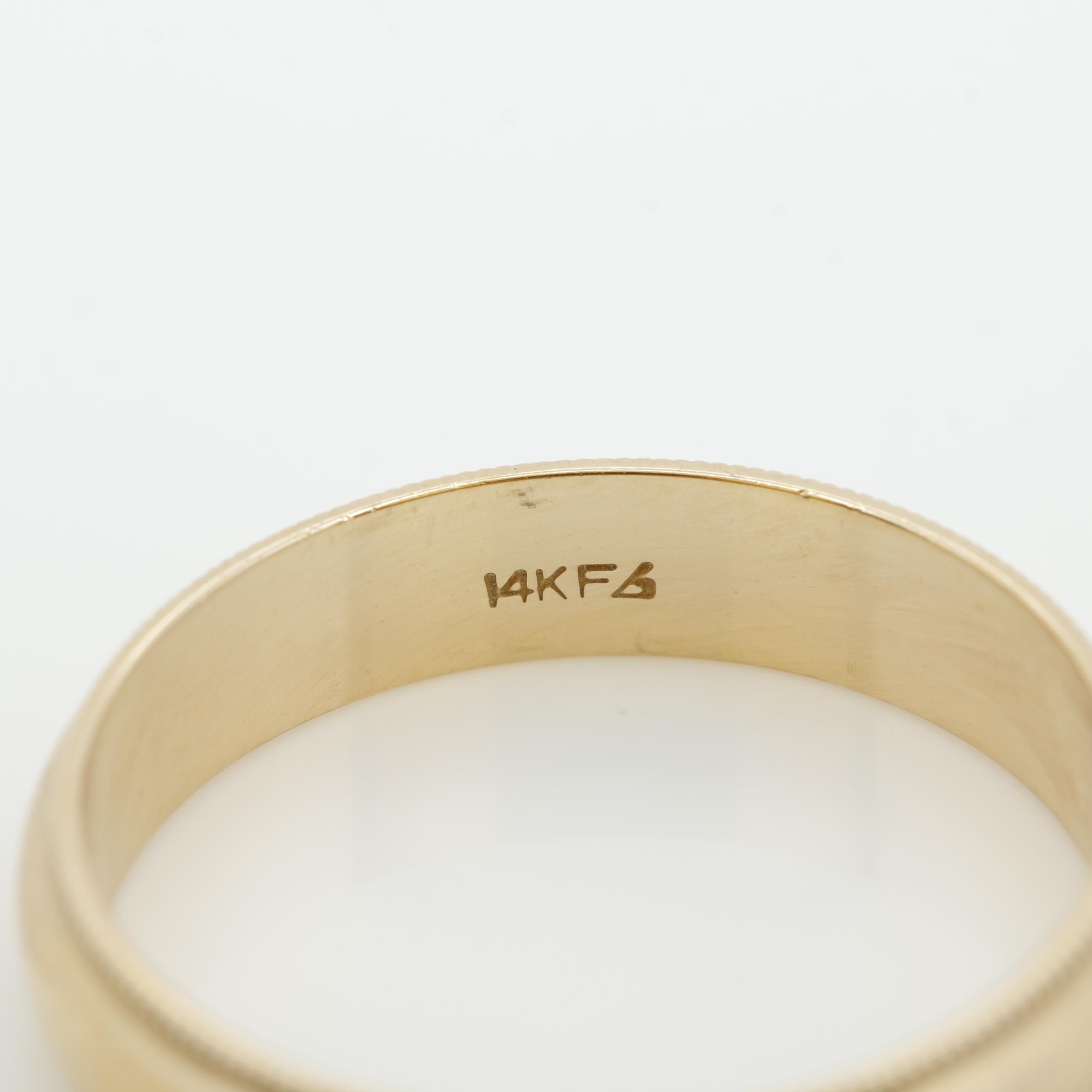 14K Yellow Gold Ring