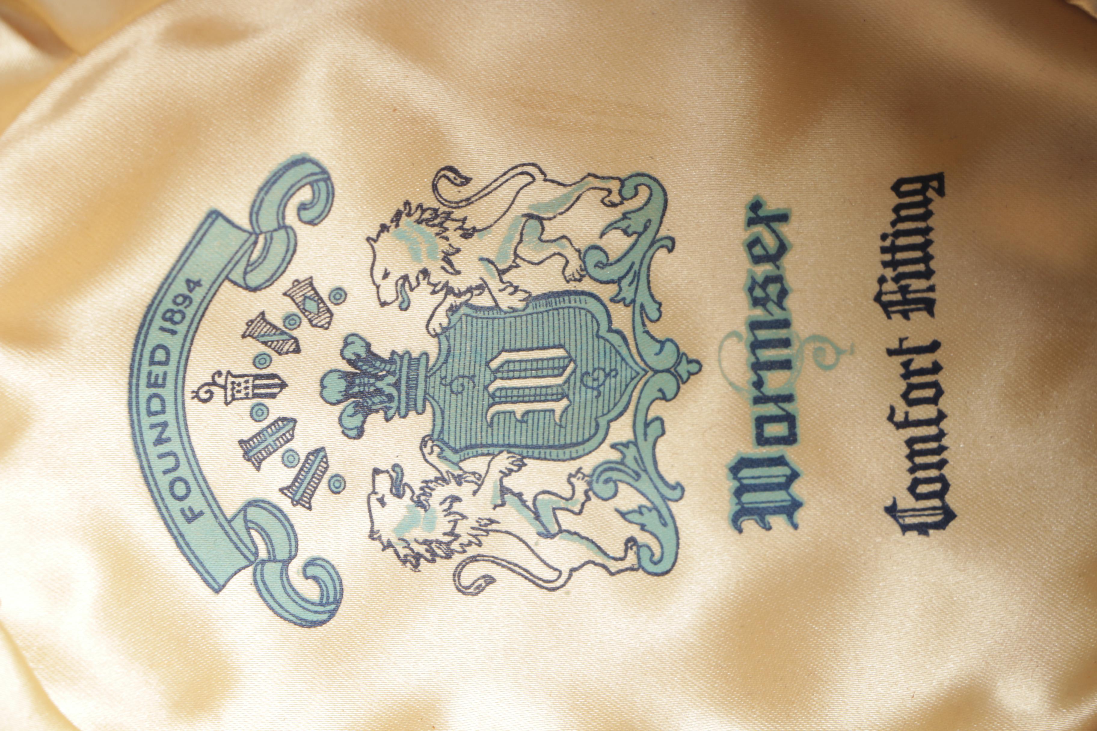 Vintage Wormser Black Felt Bowler Hat with Knox Hat Box