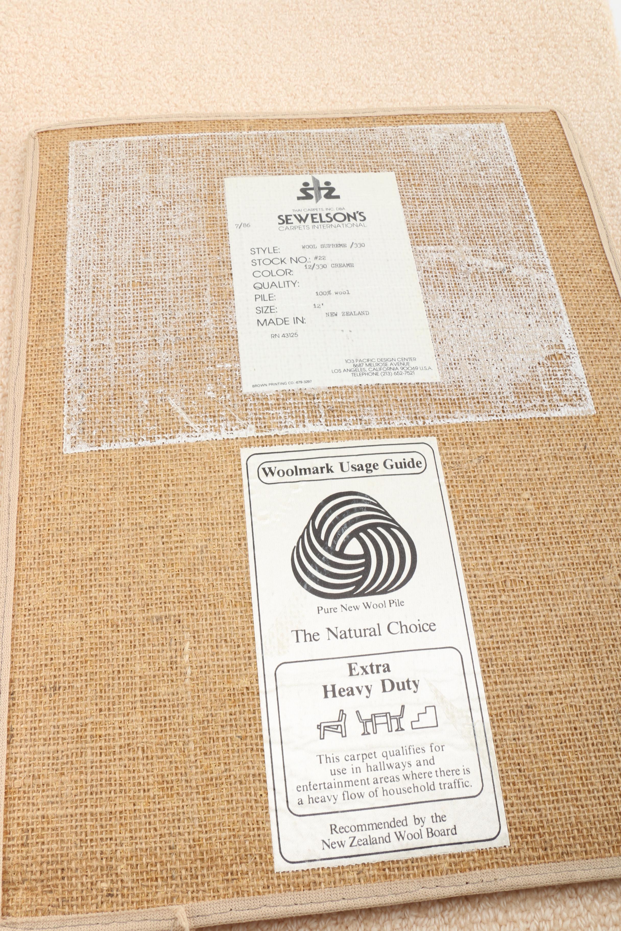 Neutral Machine Made Rug Samples