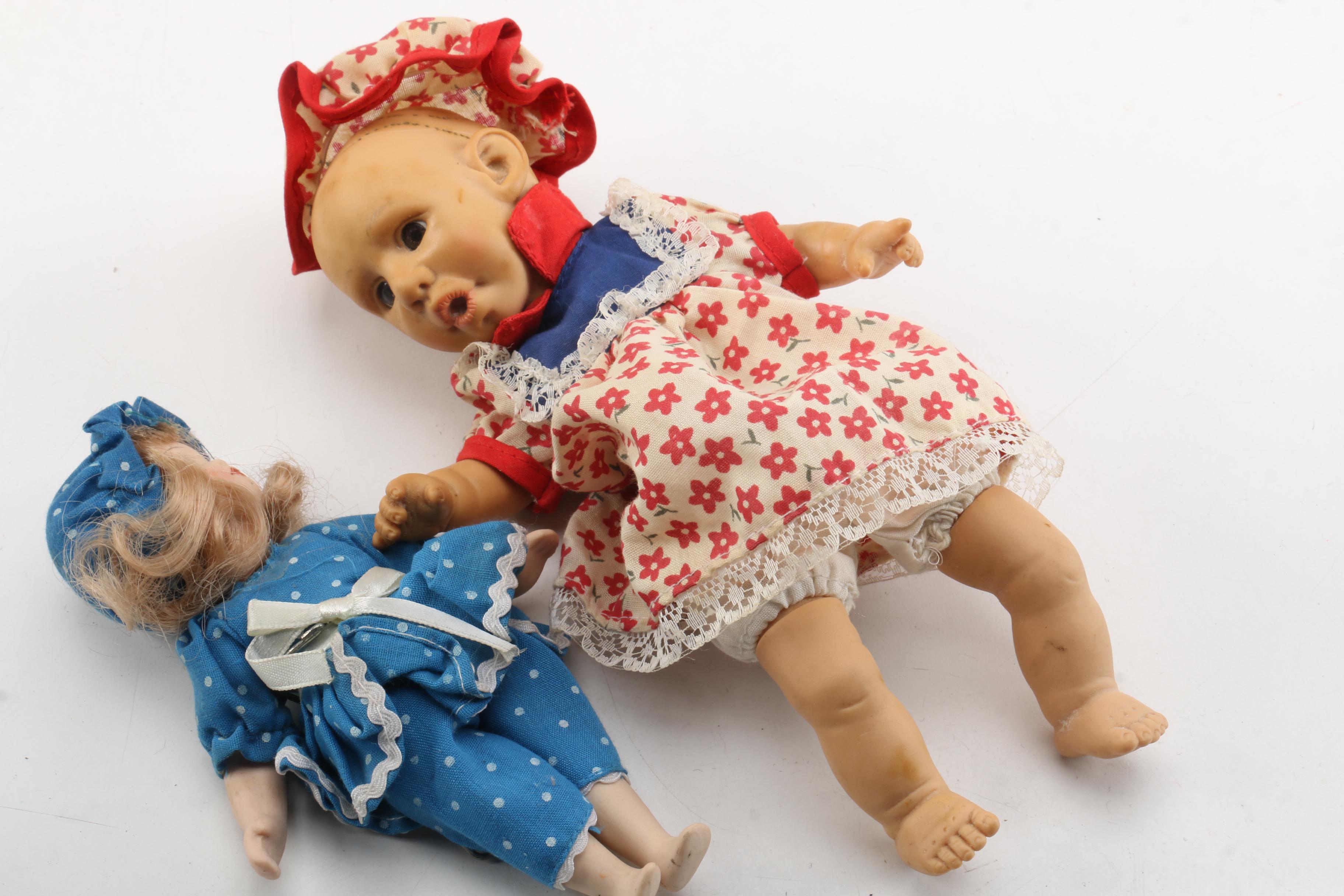 Vintage Porcelain and Vinyl Dolls Featuring Cathay Collection and DanDee