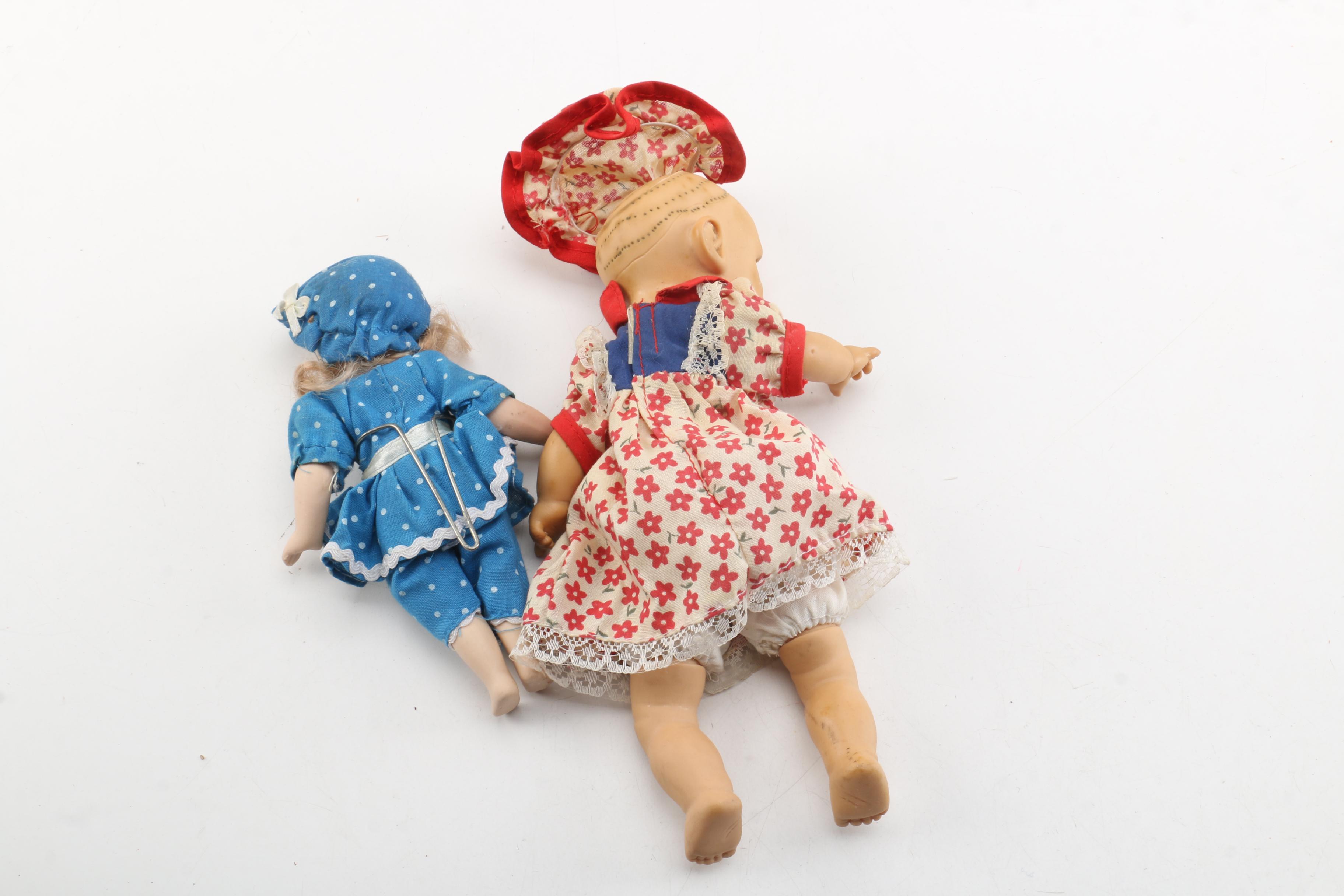 Vintage Porcelain and Vinyl Dolls Featuring Cathay Collection and DanDee