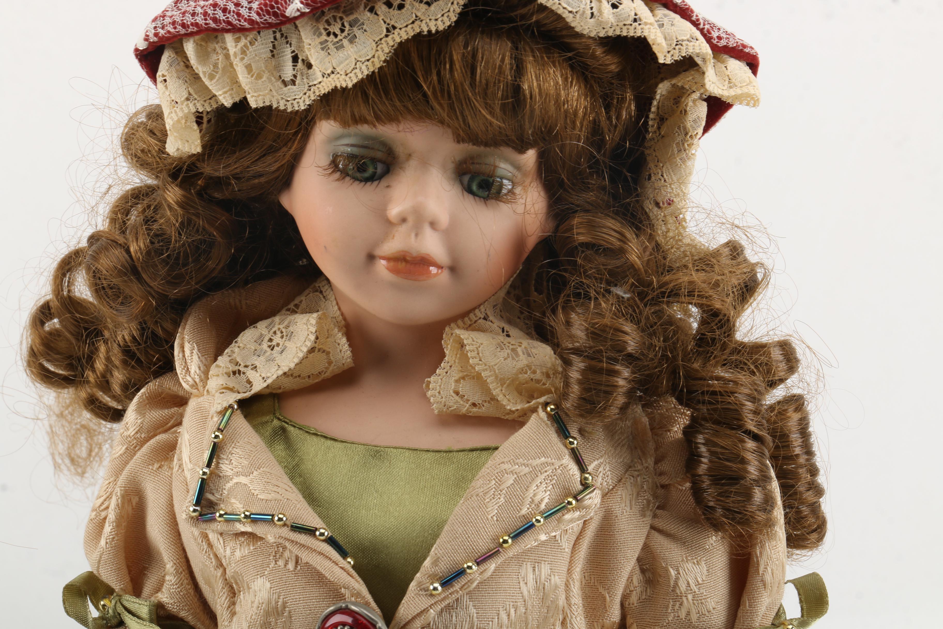 Vintage Porcelain and Vinyl Dolls Featuring Cathay Collection and DanDee