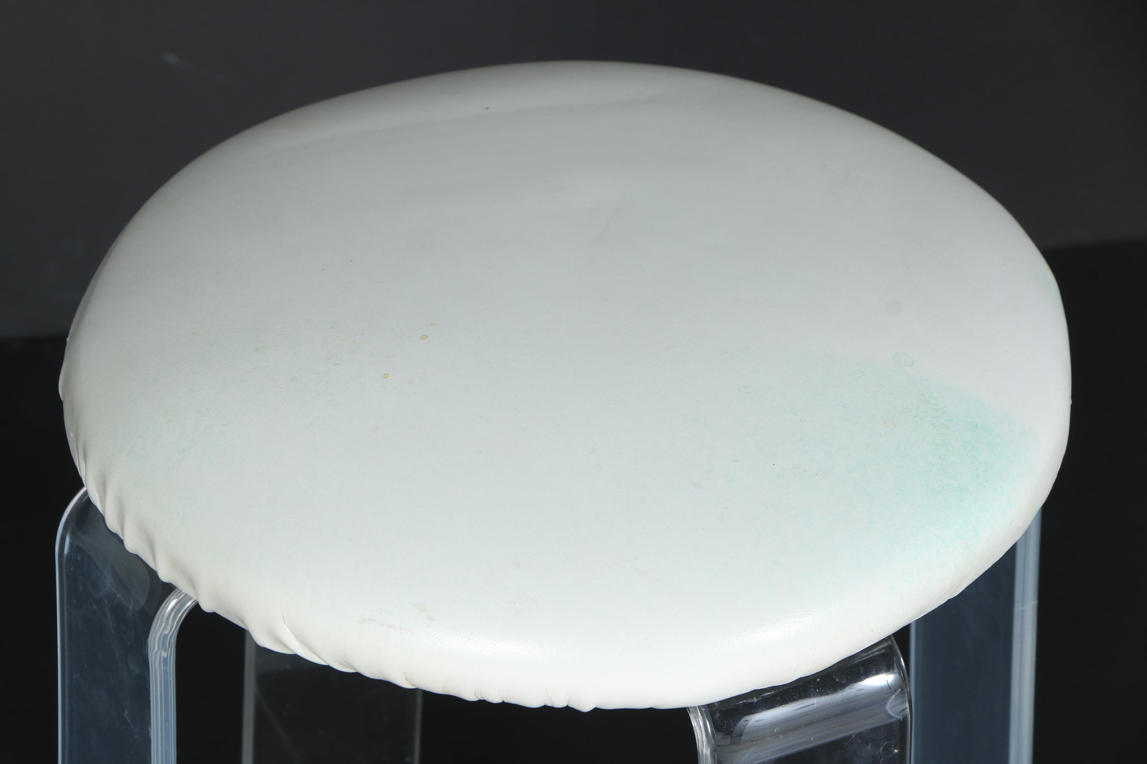 Mid Century Modern Style Vanity Stools by Karmel Plastics