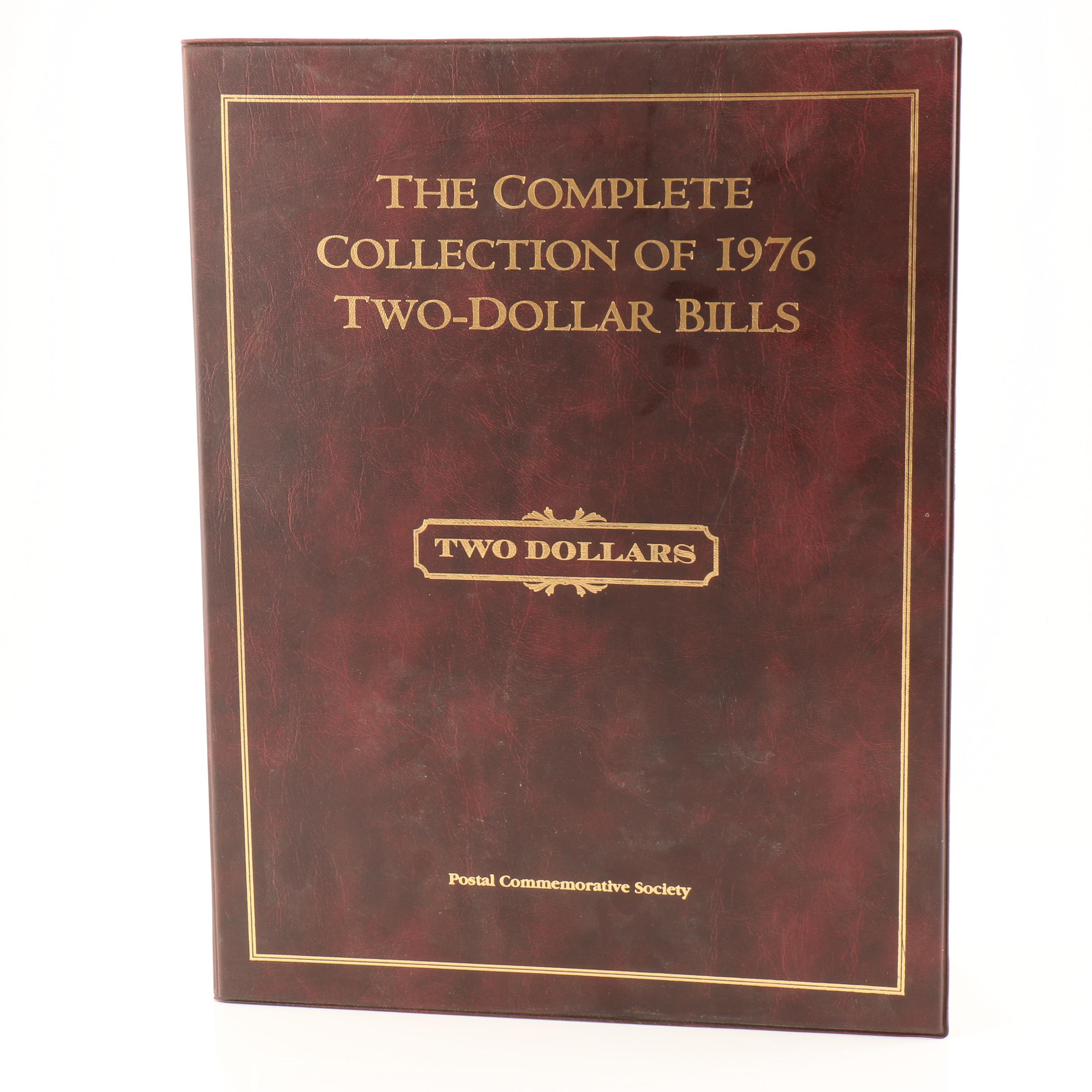 "The Complete Collection of 1976 Two-Dollar Bills" Currency Set