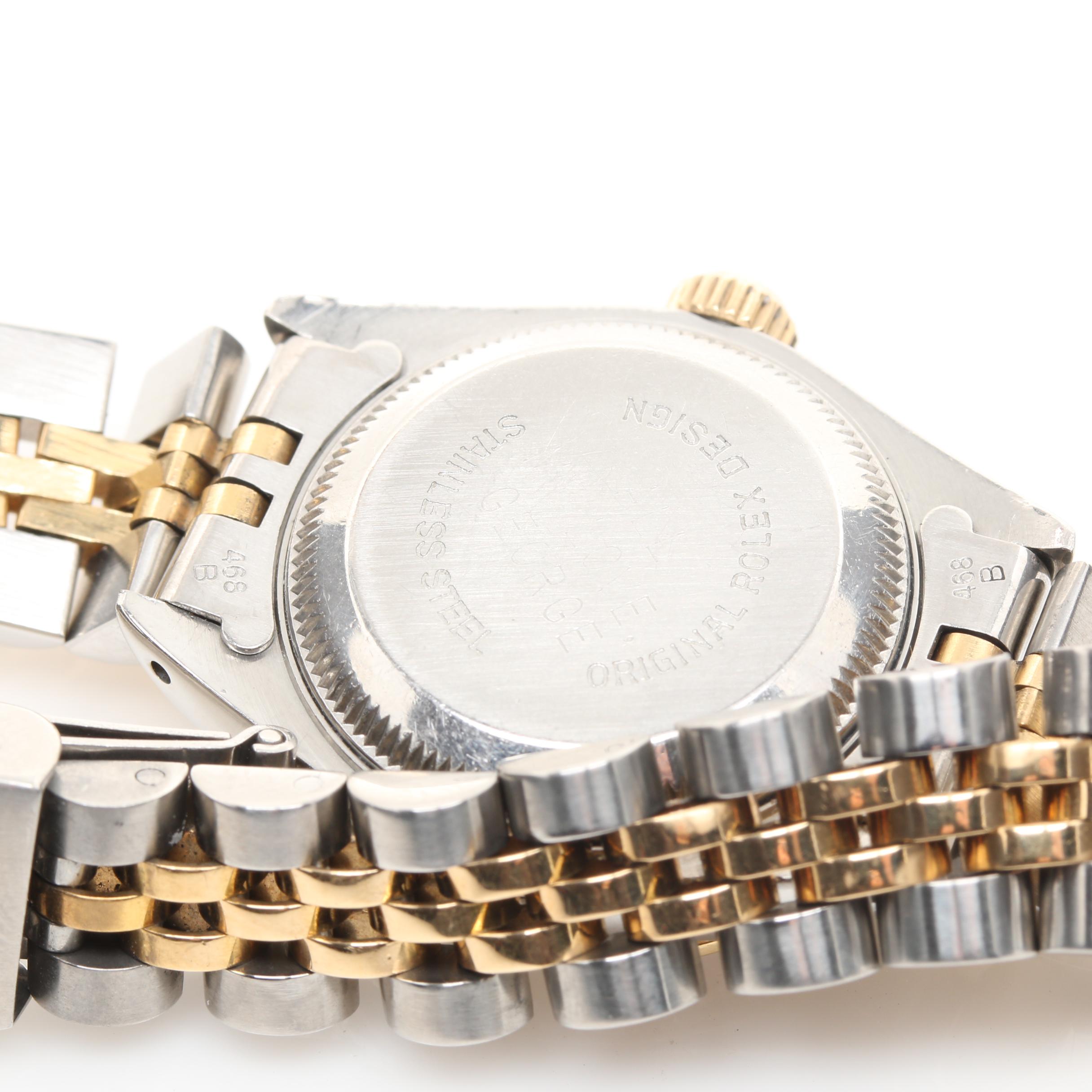 Rolex Oyster Perpetual Stainless Steel, 18K, and 1.06 CTW Diamond Watch