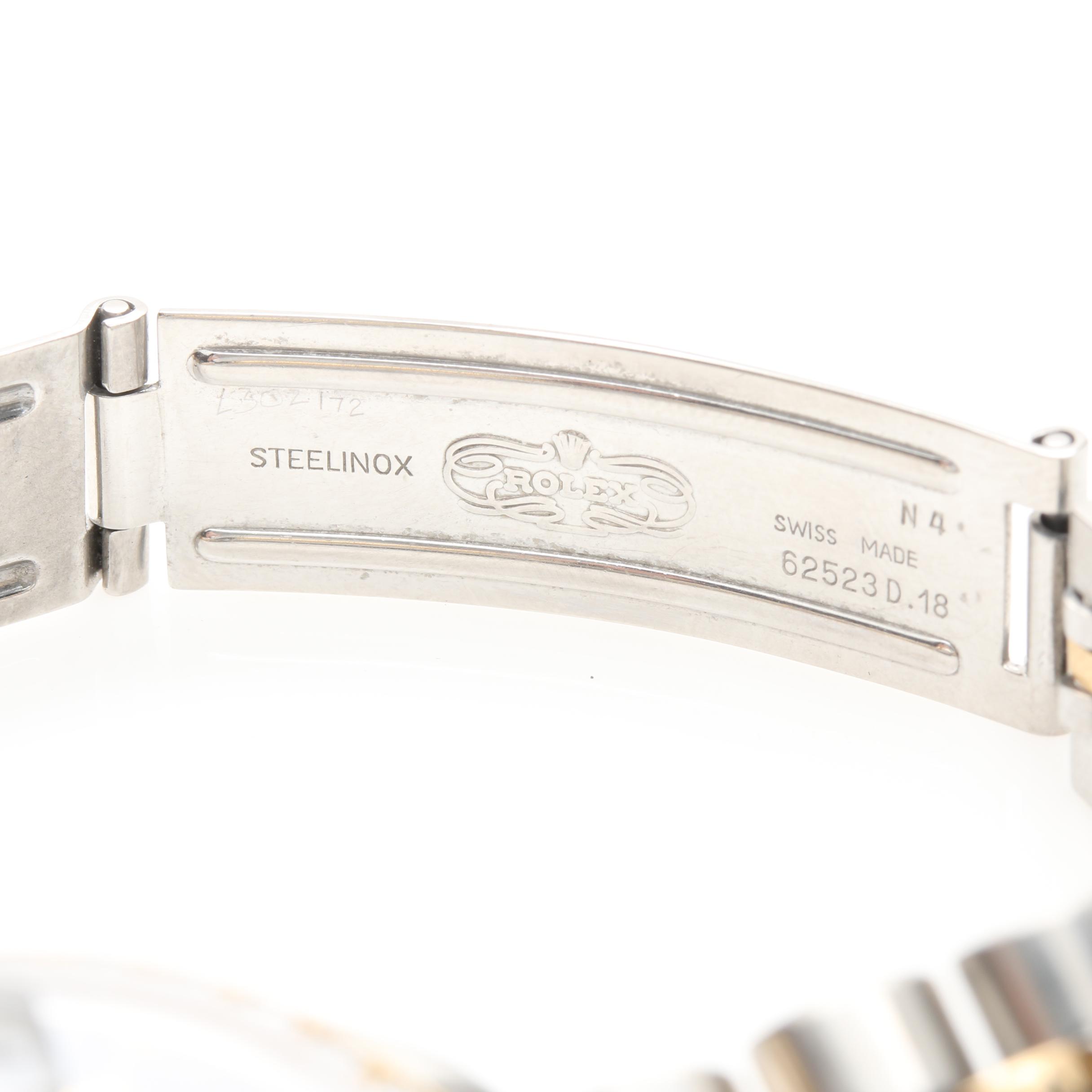 Rolex Oyster Perpetual Stainless Steel, 18K, and 1.06 CTW Diamond Watch