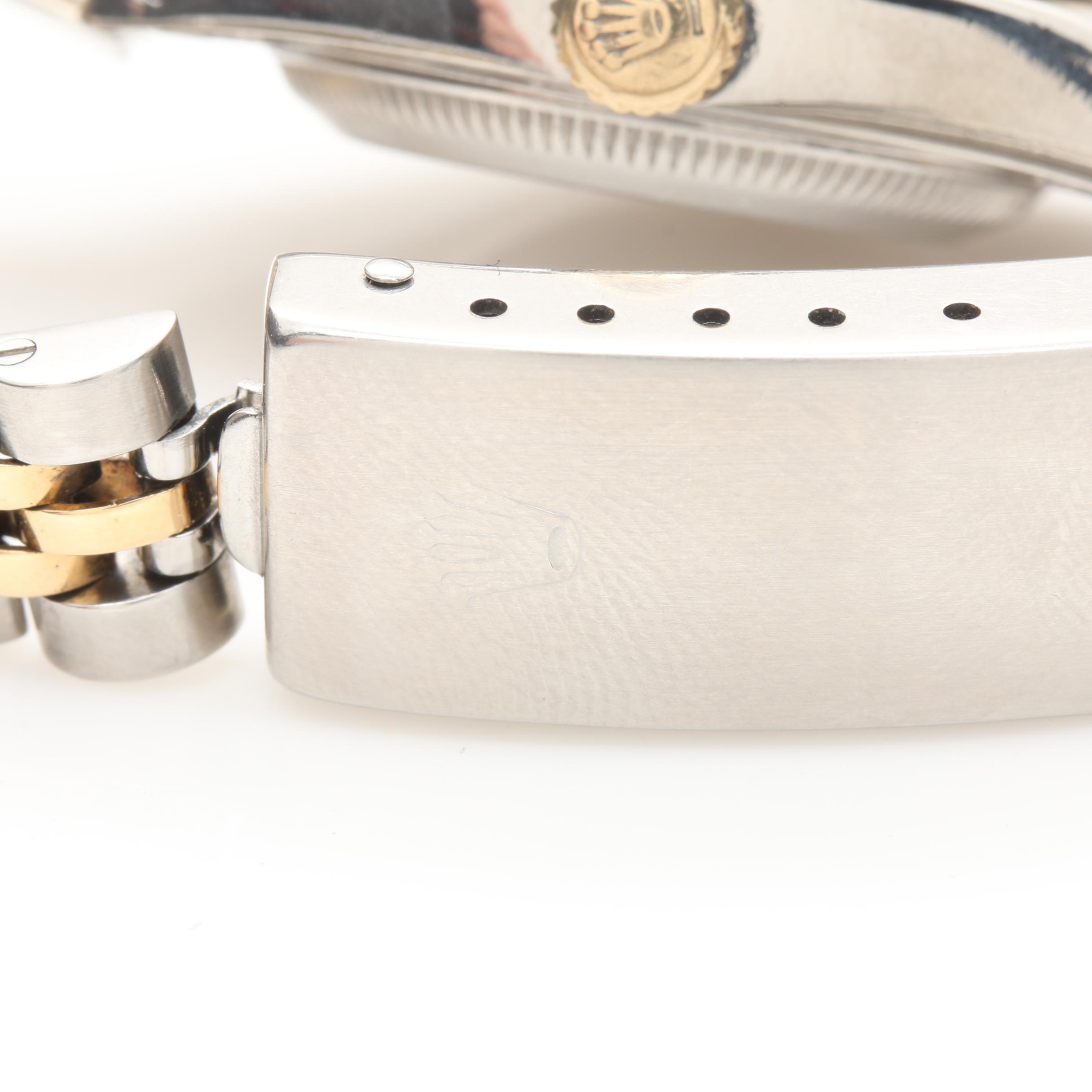 Rolex Oyster Perpetual Stainless Steel, 18K, and 1.06 CTW Diamond Watch