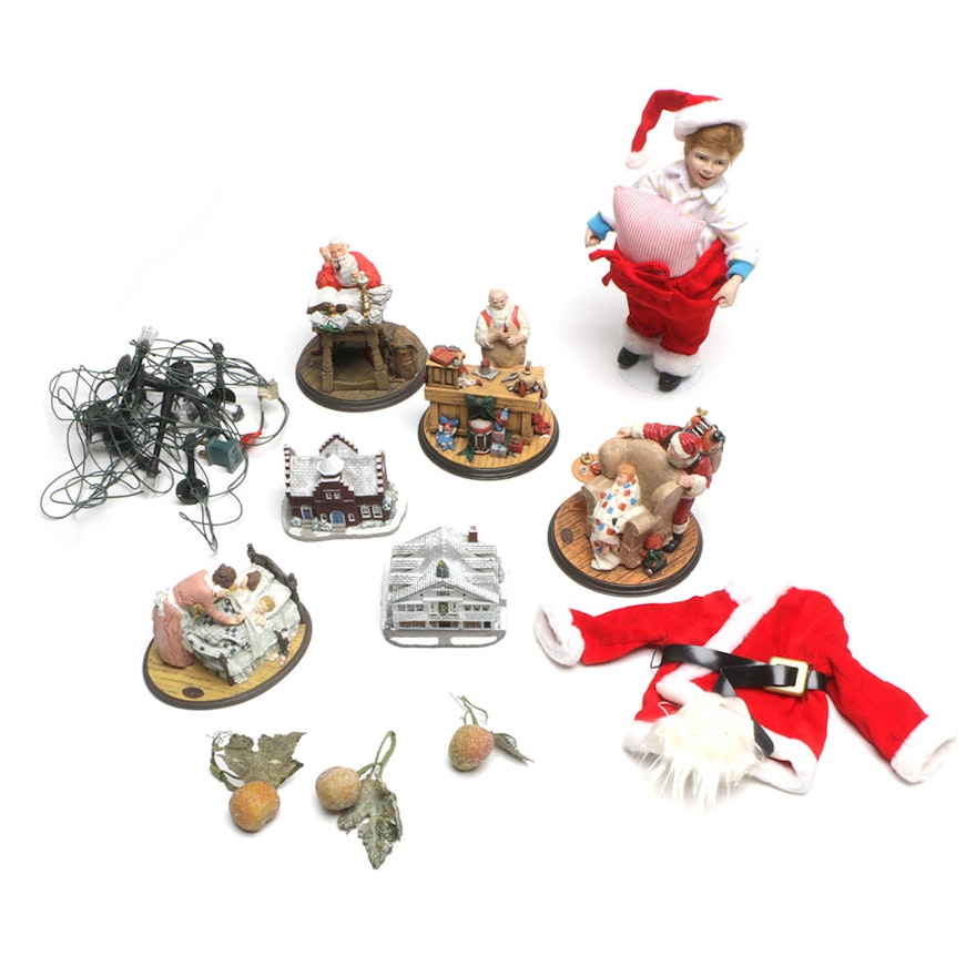 Vintage Rhodes Studios "Rockwell Heirloom" Christmas Displays