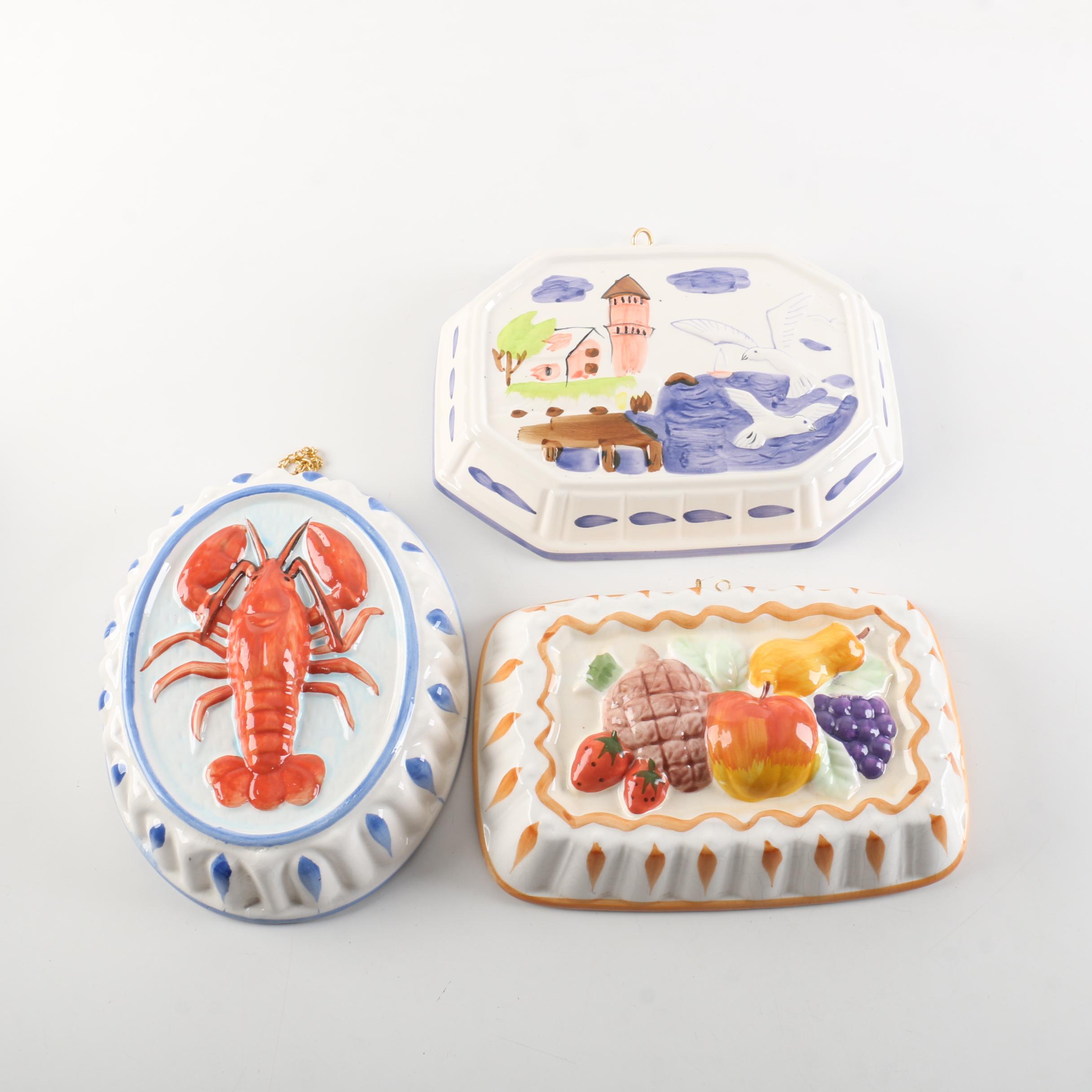 Decorative Ceramic Food Molds