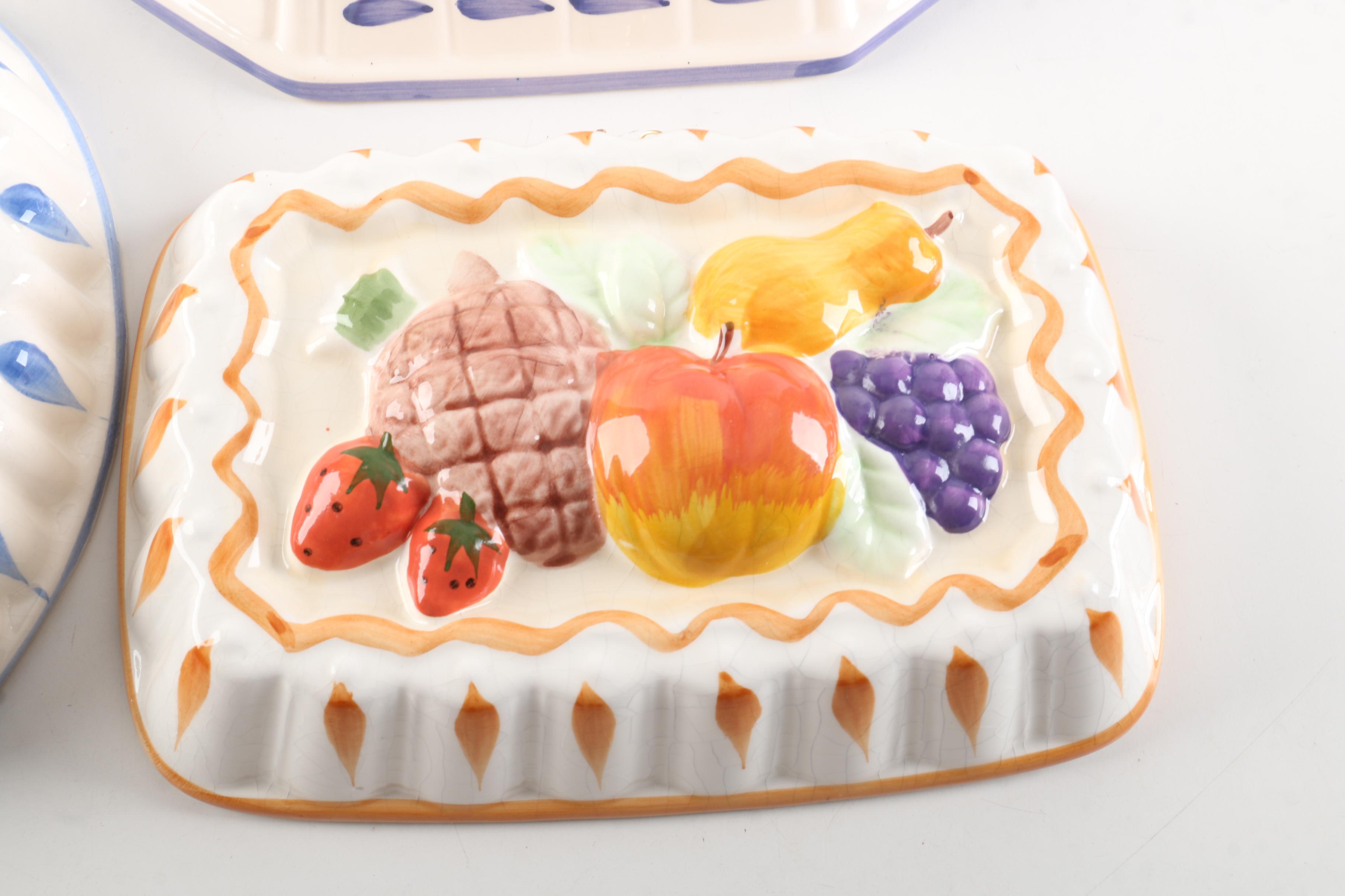Decorative Ceramic Food Molds