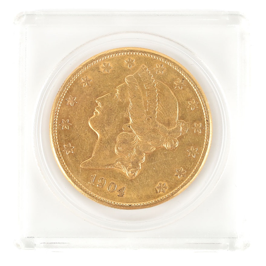 1904-S Coronet Head Gold $20 Double Eagle